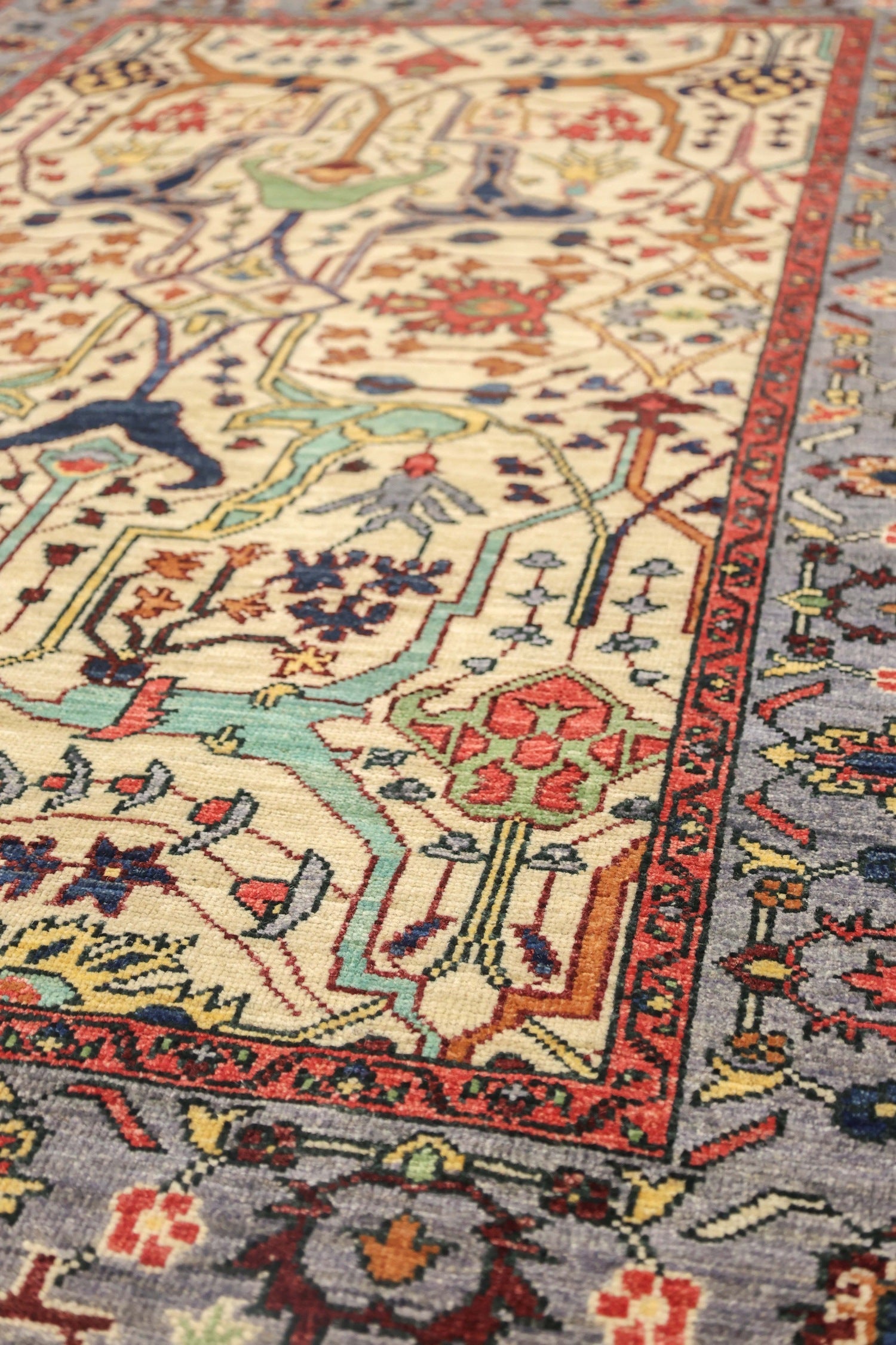 Arabesque Handwoven Tribal Rug, J76981