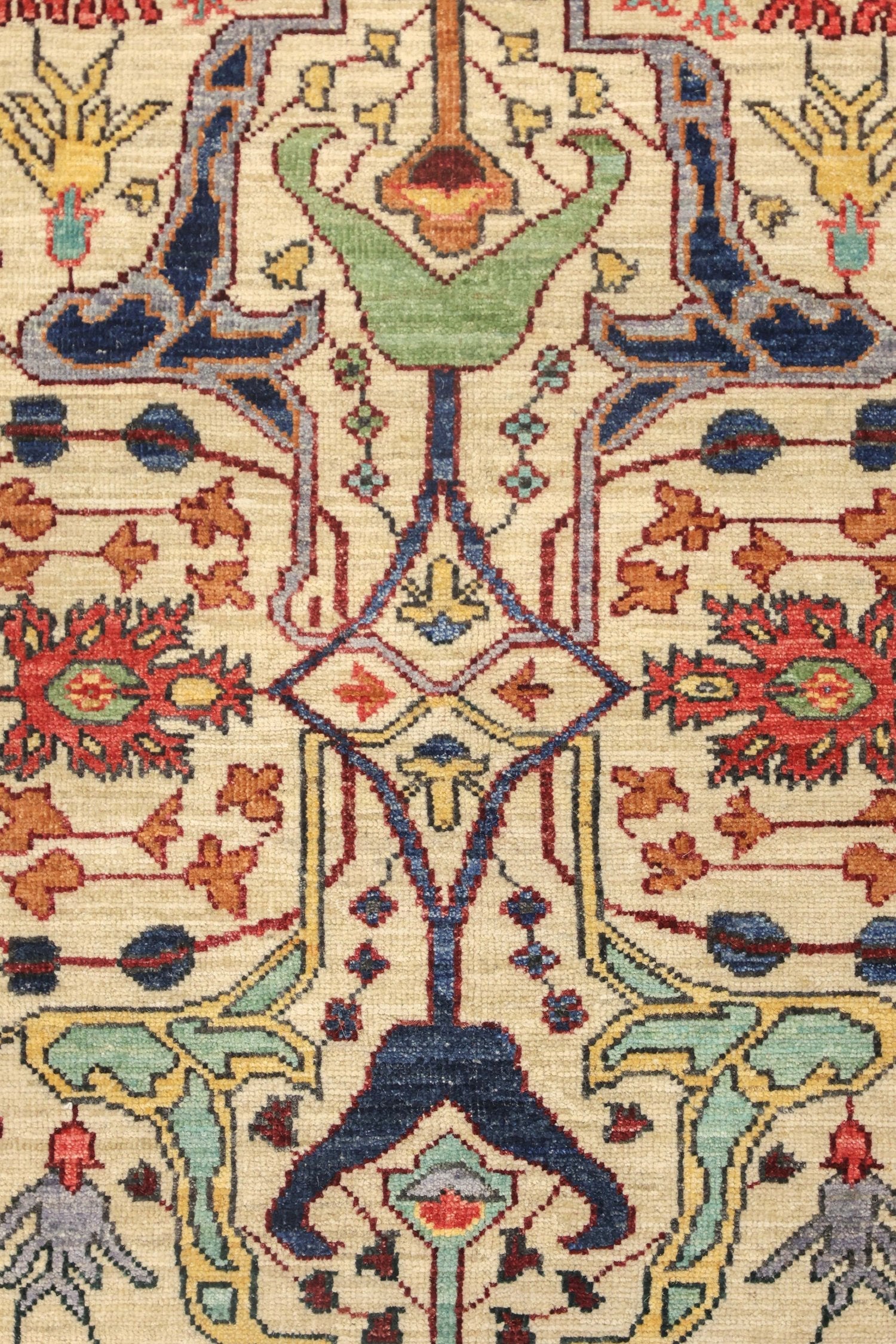 Arabesque Handwoven Tribal Rug, J76981