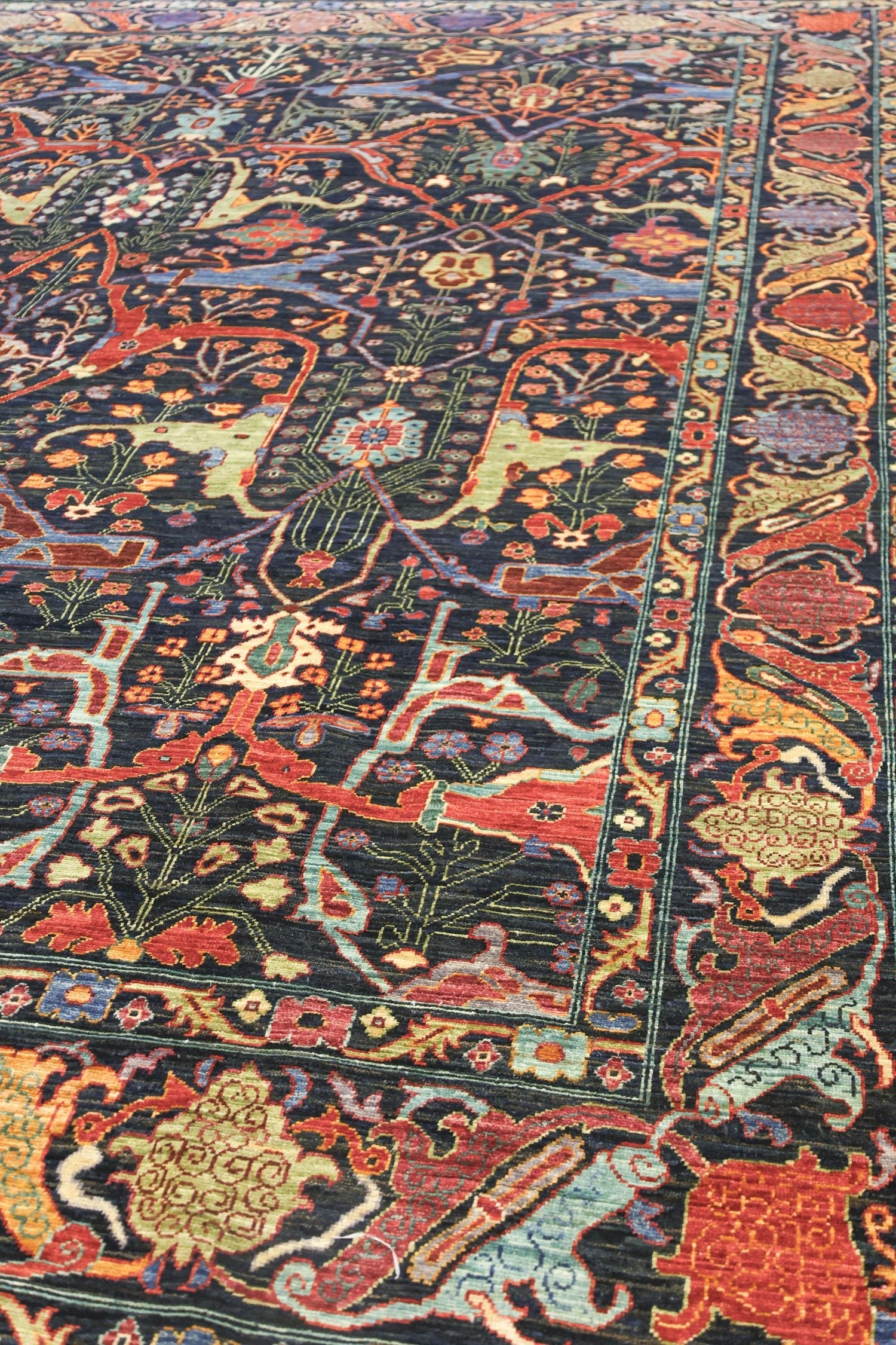 Arabesque Handwoven Tribal Rug, J77016