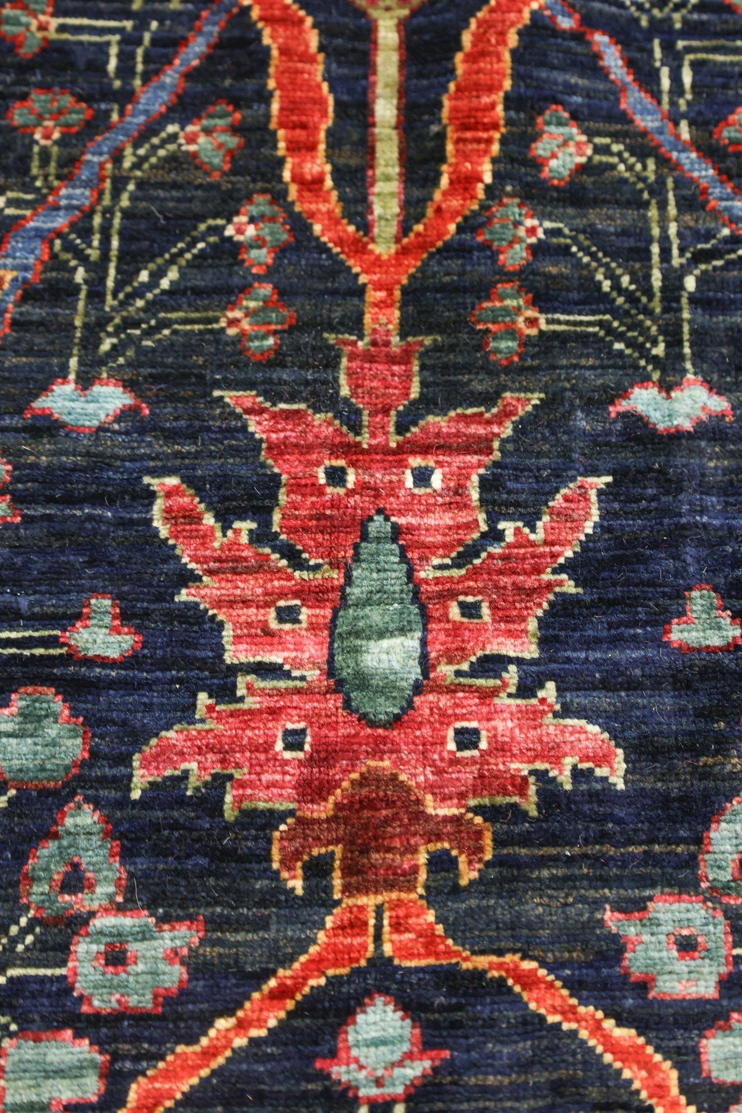 Arabesque Handwoven Tribal Rug, J77016