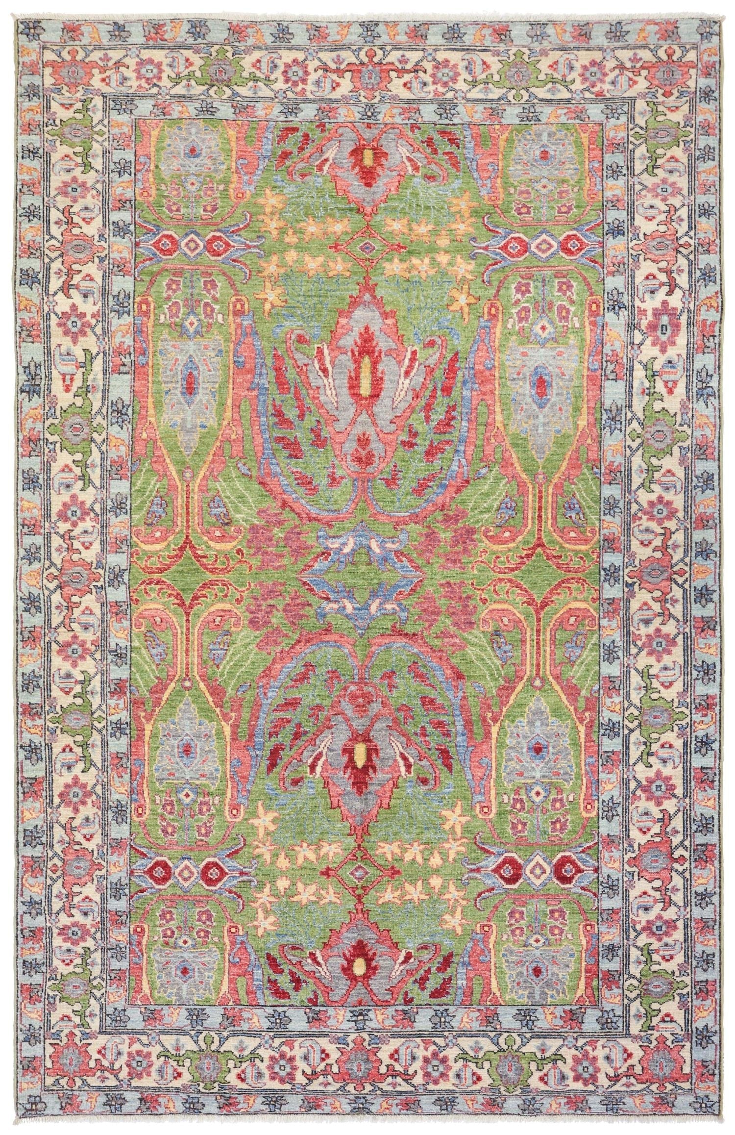 Arabesque Bijar Handwoven Tribal Rug