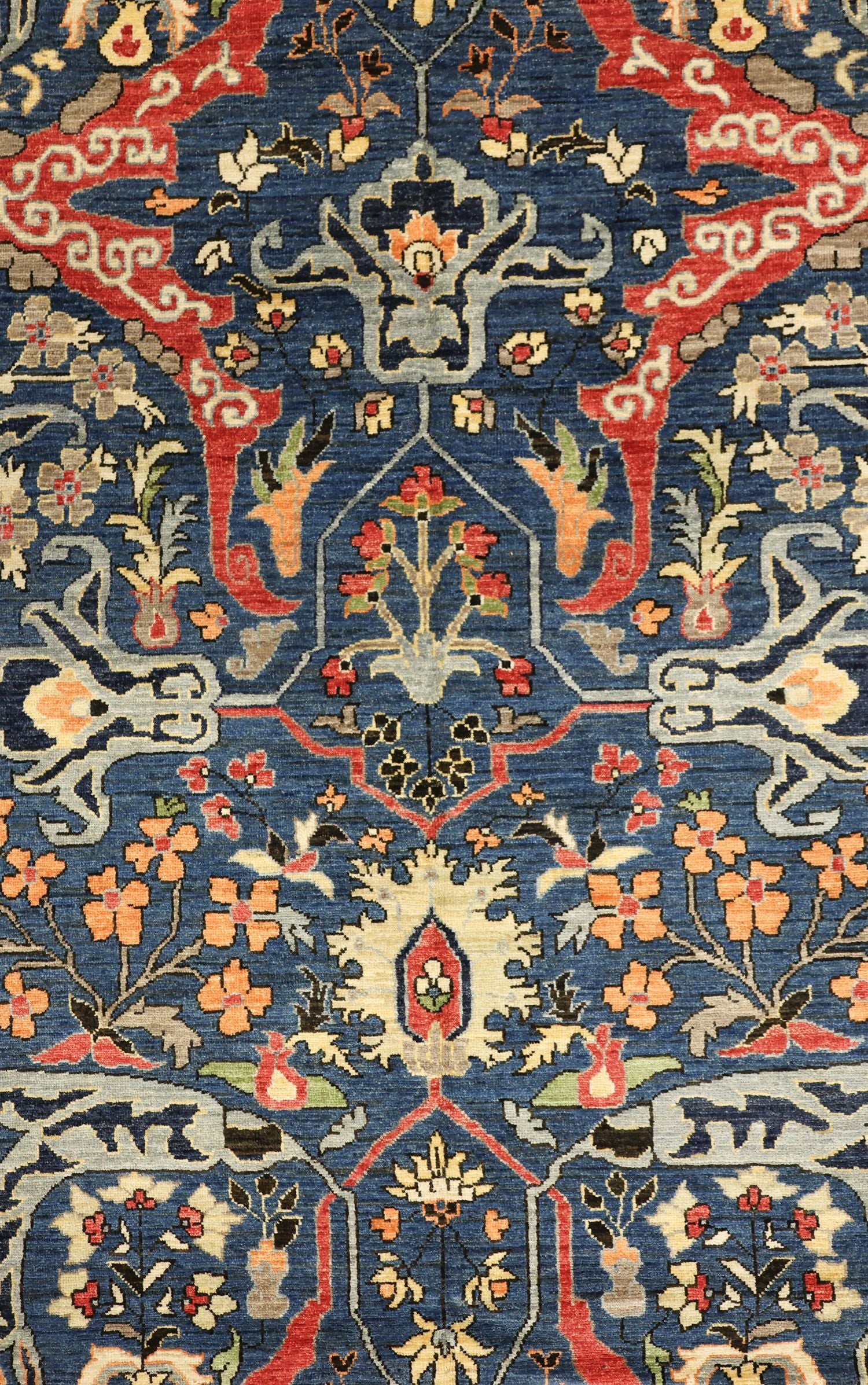 Arabesque Bijar Handwoven Tribal Rug, J74793