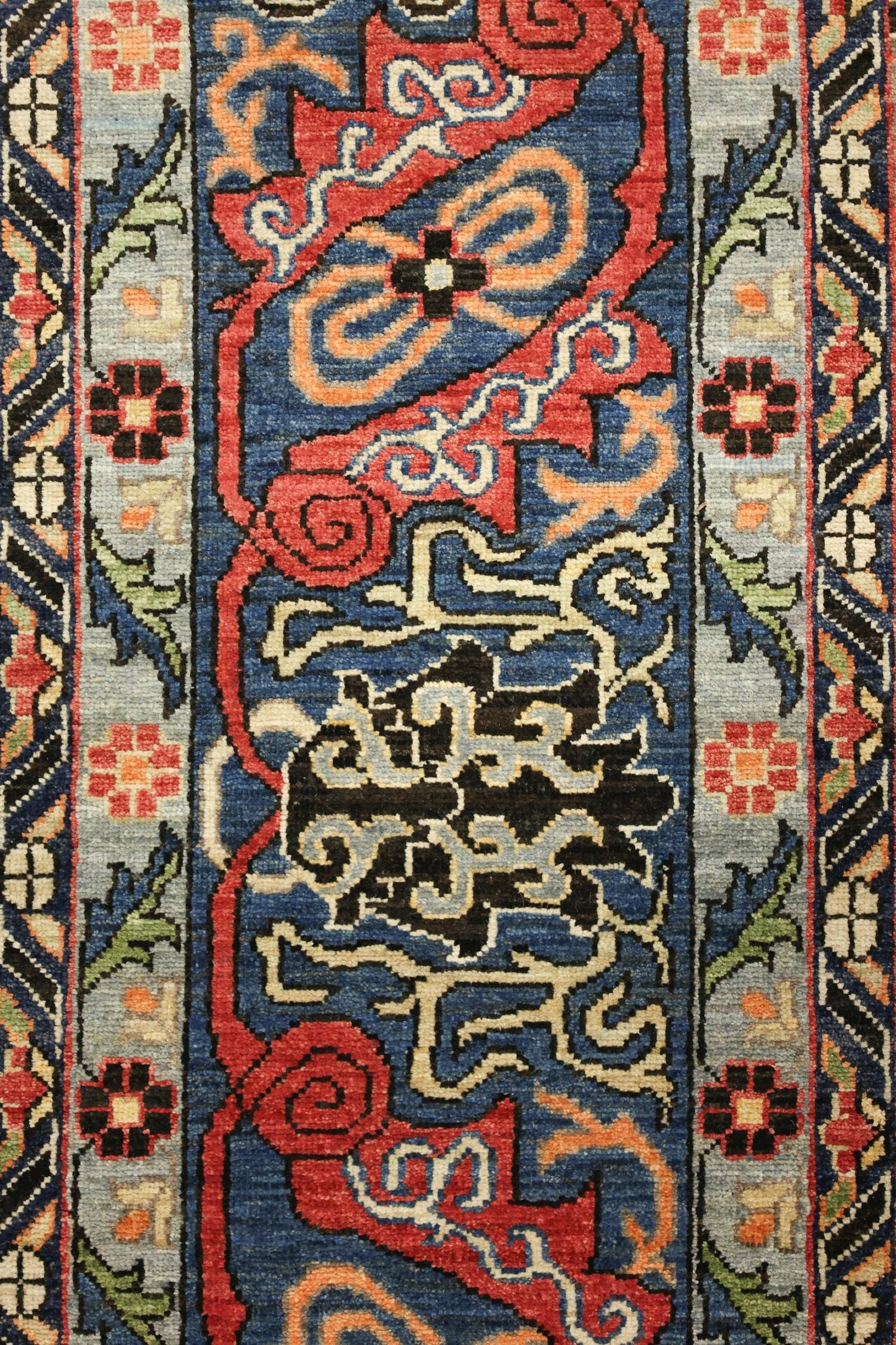 Arabesque Bijar Handwoven Tribal Rug, J74793