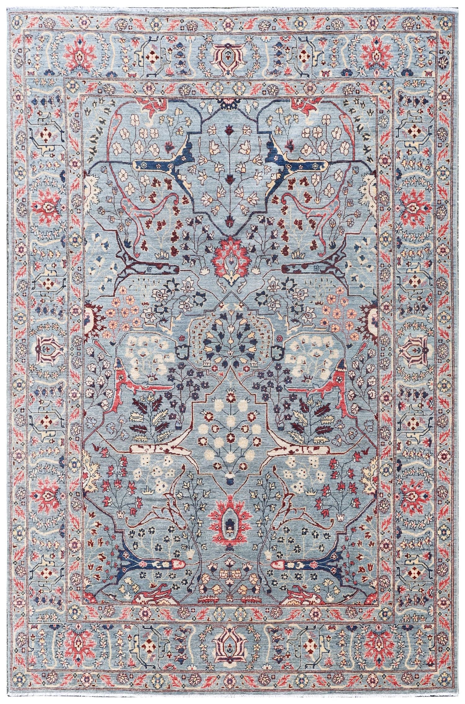 Arabesque Bijar Handwoven Tribal Rug