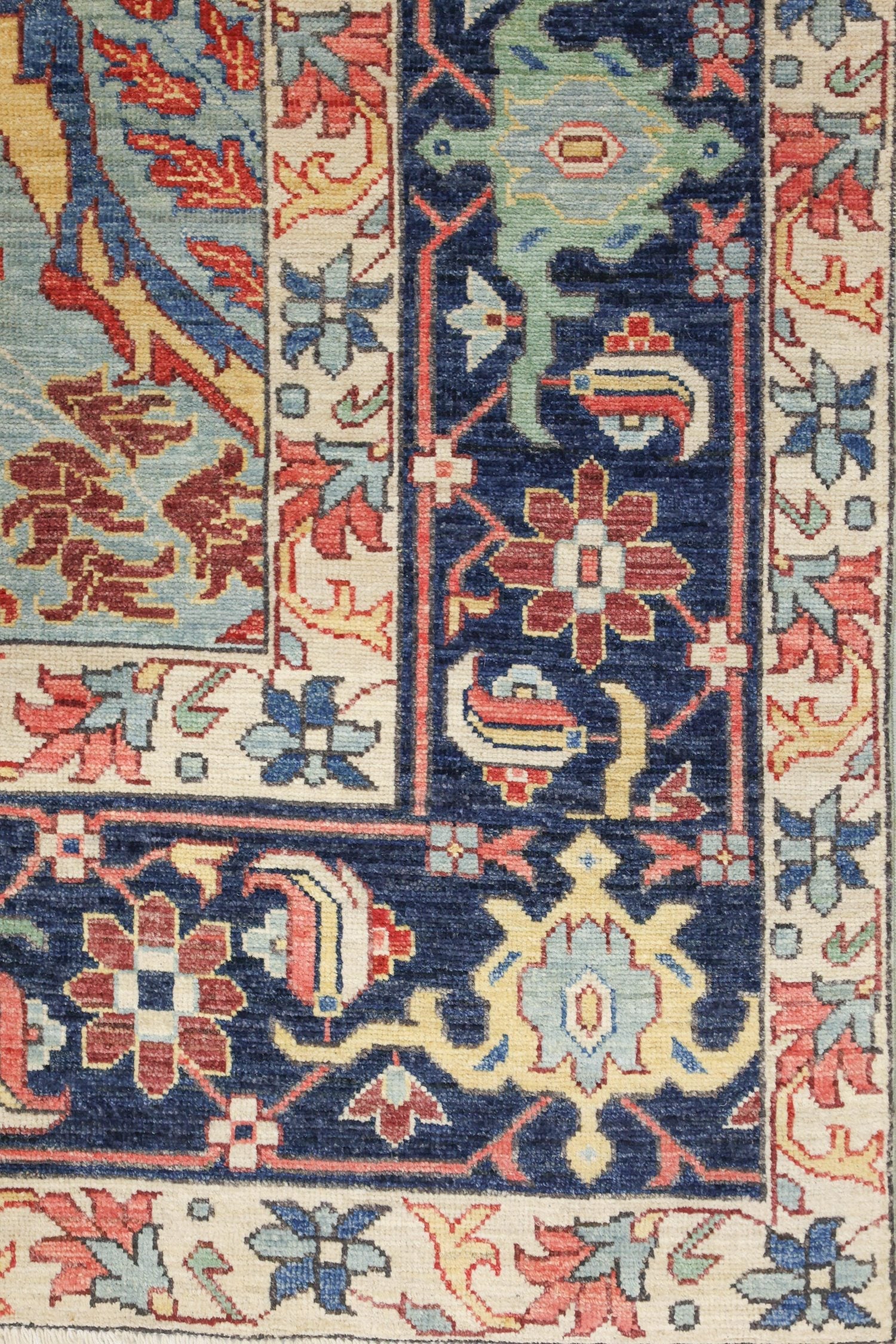 Arabesque Bijar Handwoven Tribal Rug, J74872