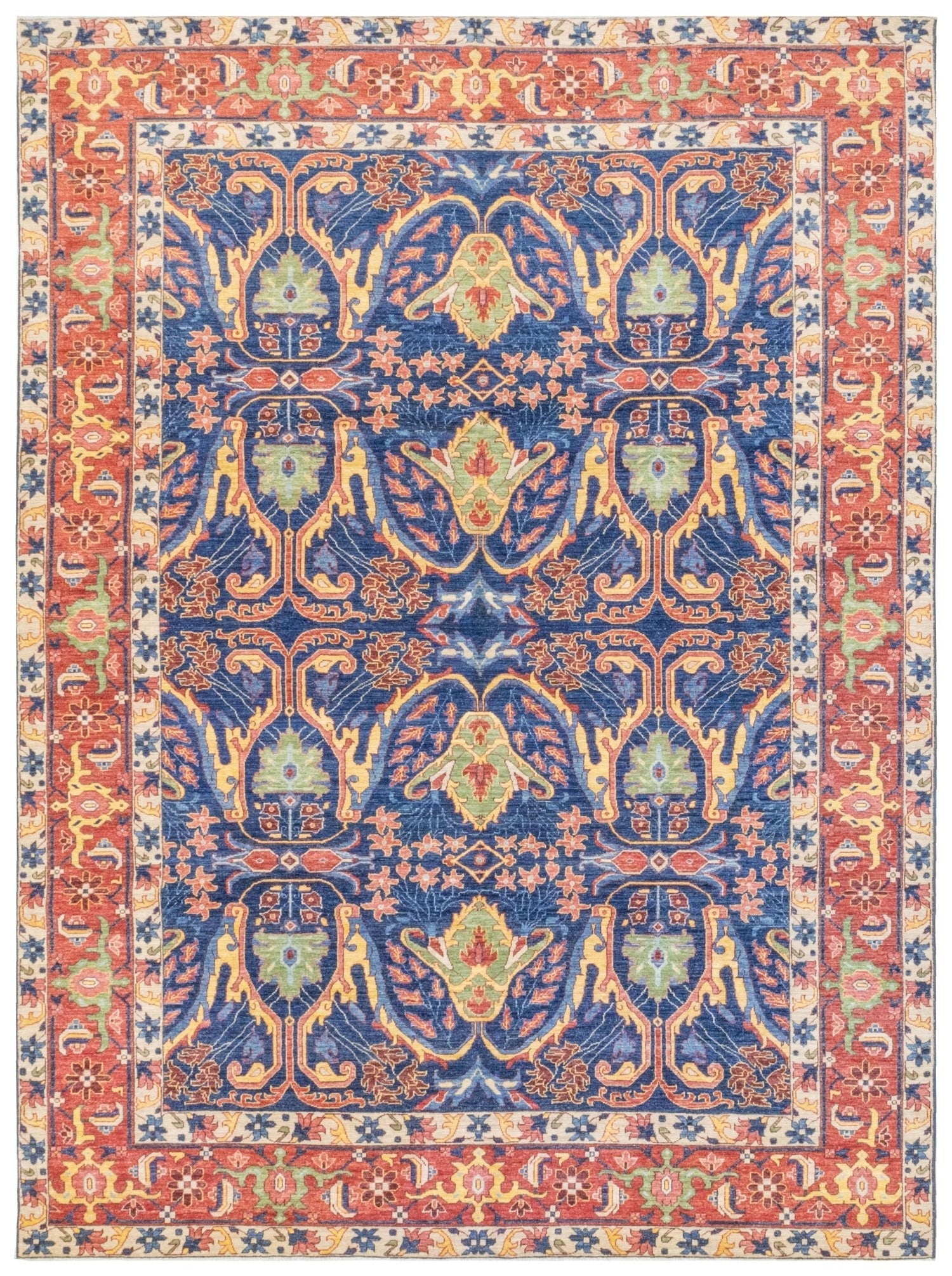 Arabesque Bijar Handwoven Tribal Rug