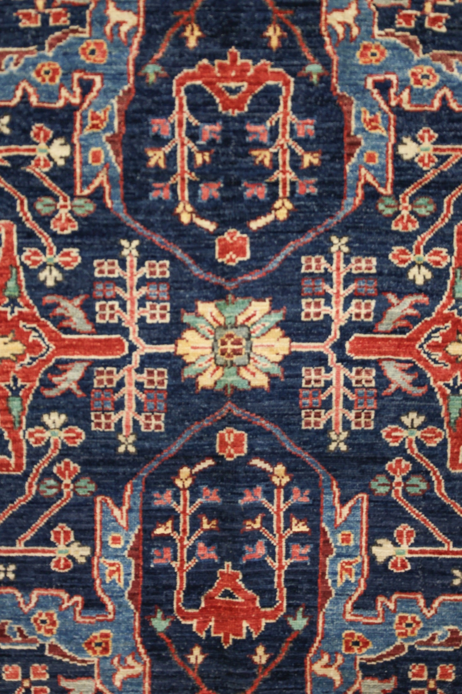 Arabesque Bijar Handwoven Tribal Rug, J74915