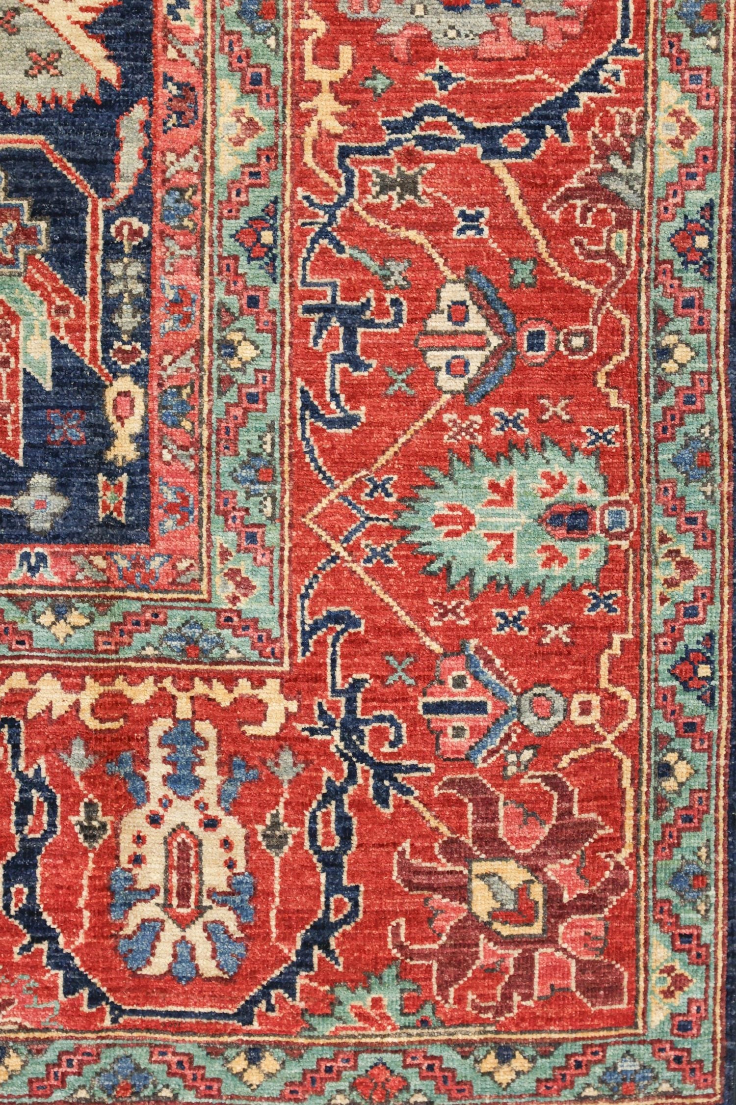 Arabesque Bijar Handwoven Tribal Rug, J74915