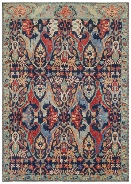 Arabesque Bijar Handwoven Tribal Rug