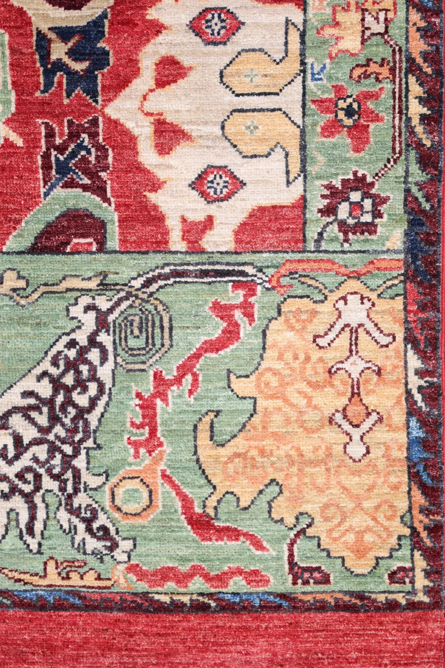 Arabesque Bijar Handwoven Tribal Rug, J74964