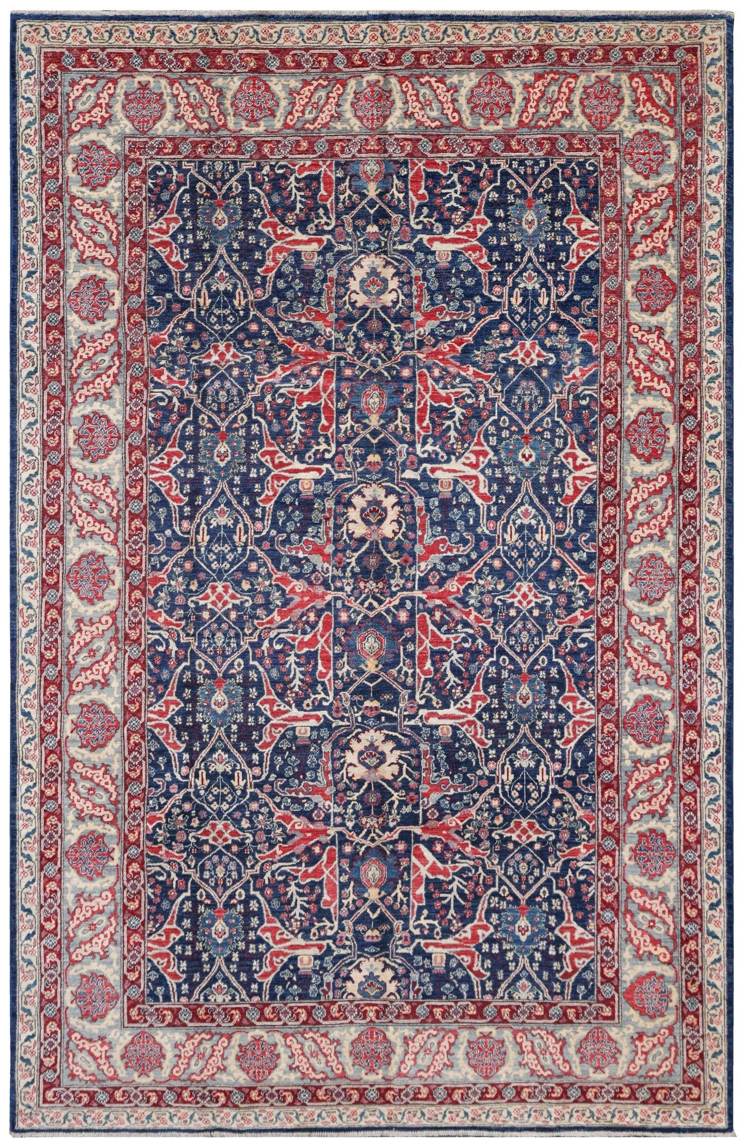 Arabesque Bijar Handwoven Tribal Rug