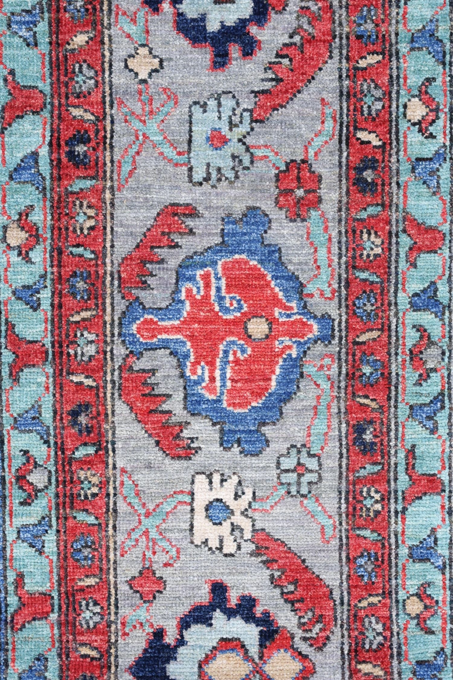 Arabesque Bijar Handwoven Tribal Rug, J74981