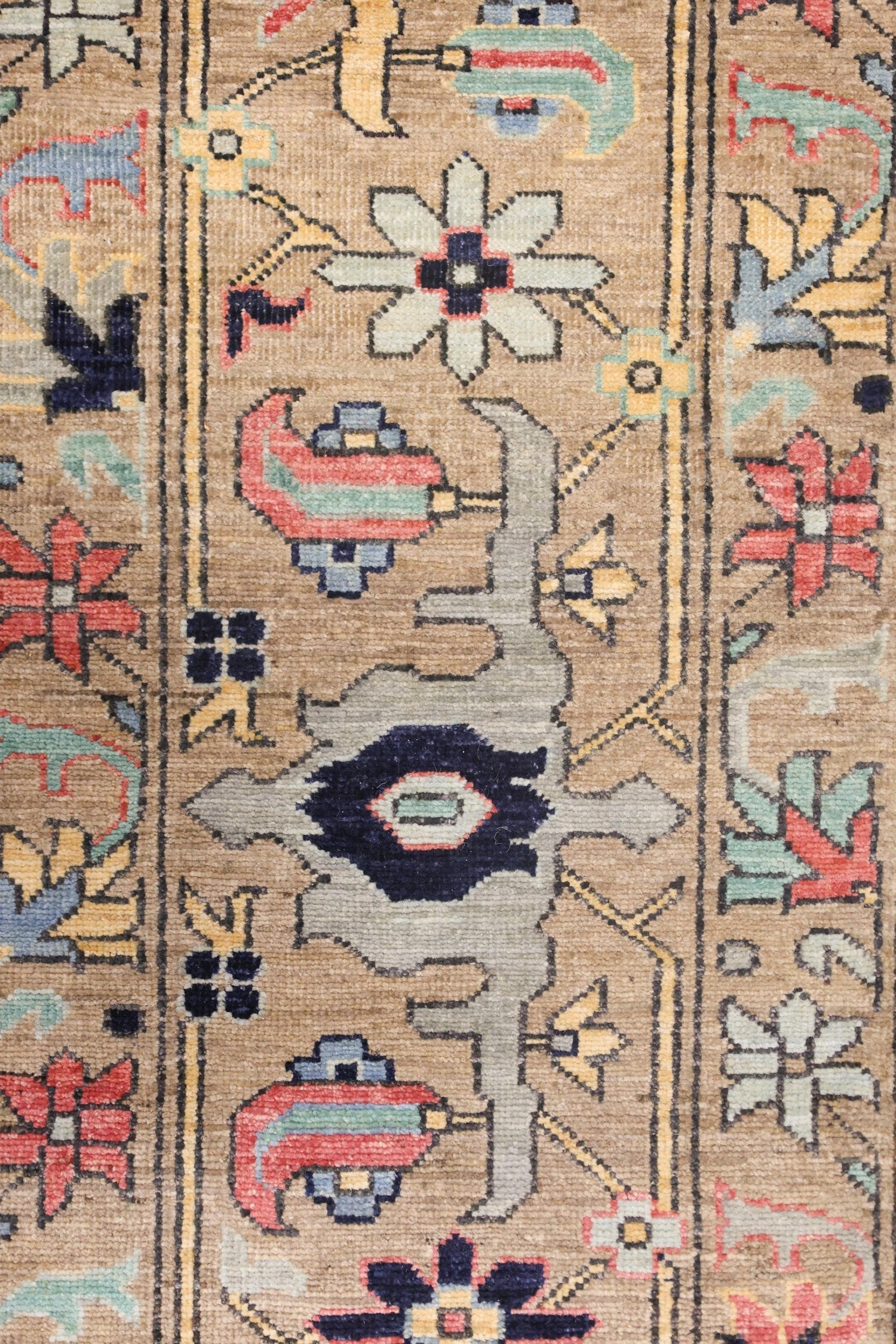 Arabesque Bijar Handwoven Tribal Rug, J75092