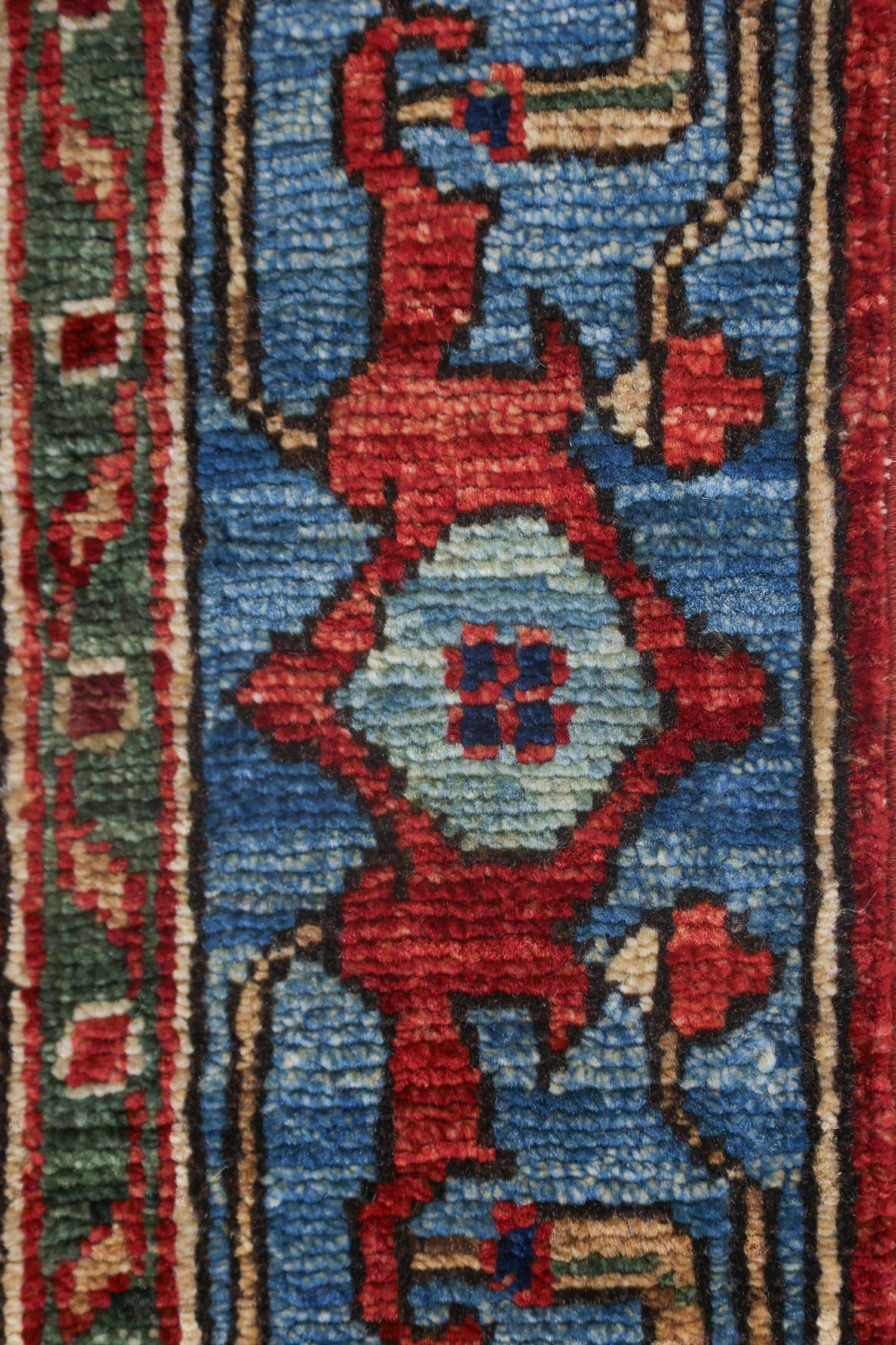 Arabesque Bijar Handwoven Tribal Rug, J75187