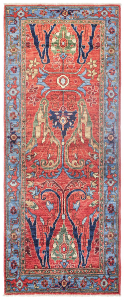 Arabesque Bijar Handwoven Tribal Rug