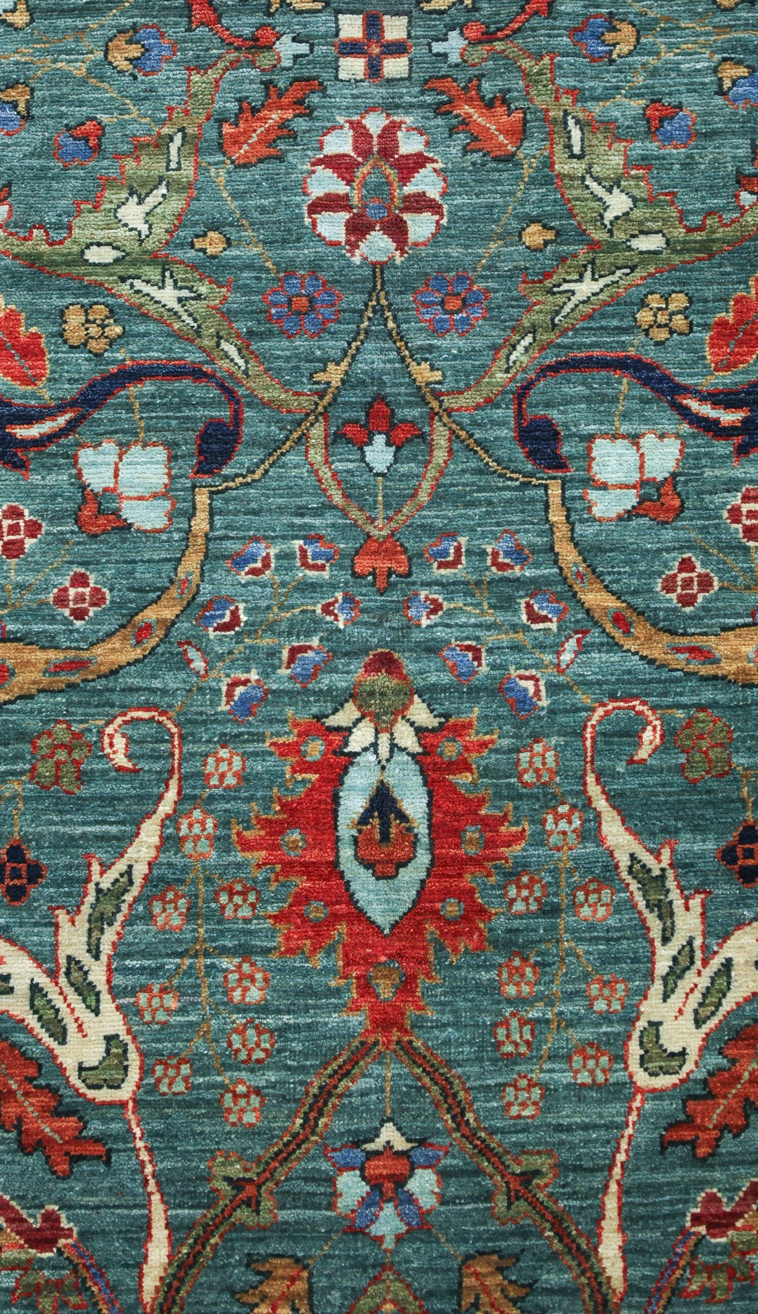 Arabesque Tabriz Handwoven Tribal Rug, J75440