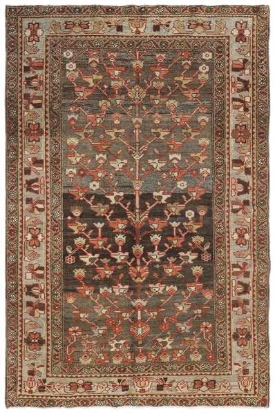 Vintage Bakhtiari Handwoven Tribal Rug