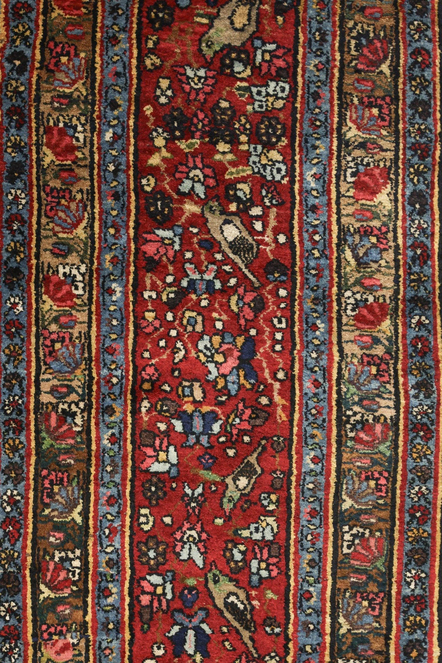 Antique Bakhtiari Prayer Handwoven Tribal Rug, J76398