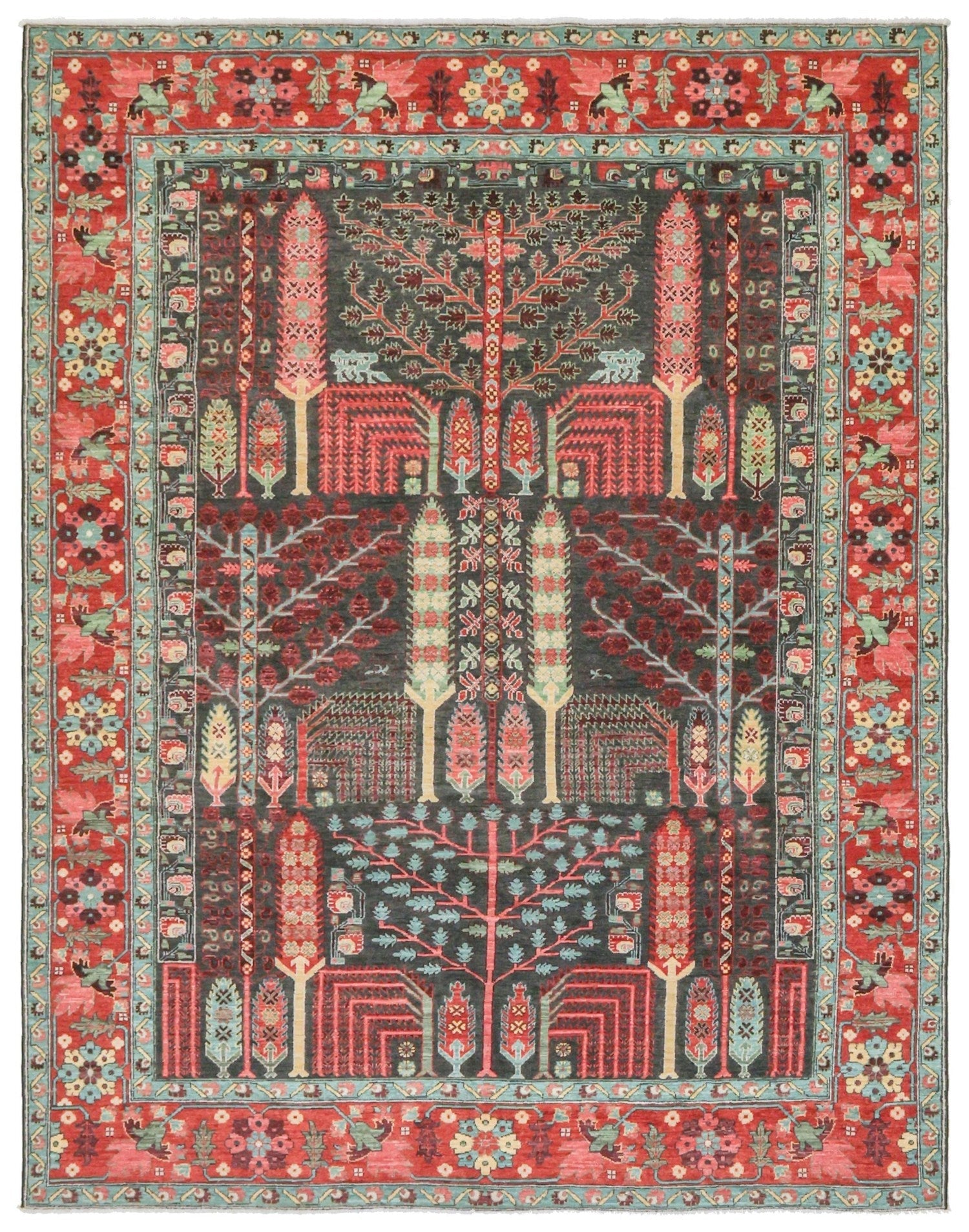 Bakshaish Willow Handwoven Tribal Rug