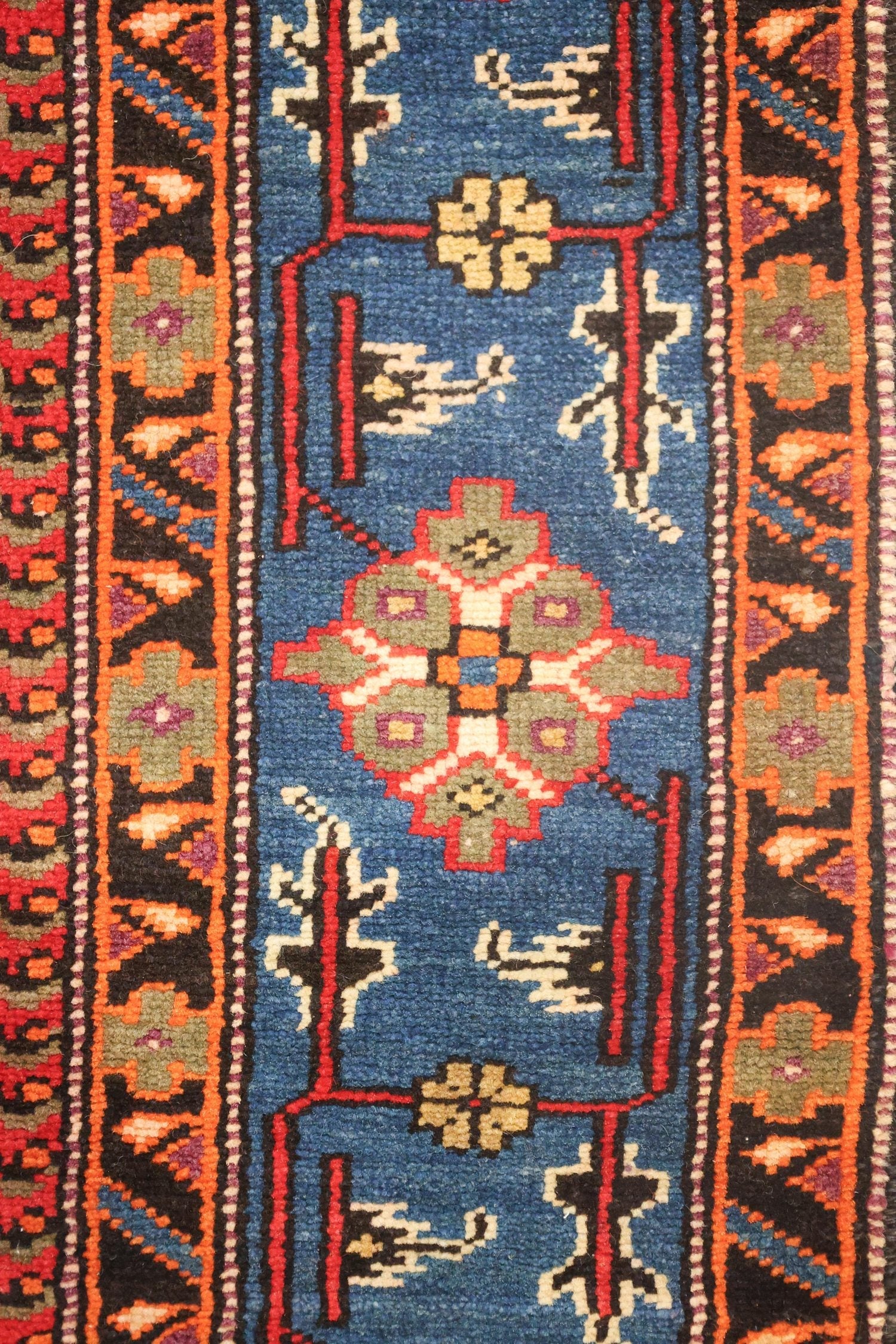 Vintage Baku Handwoven Tribal Rug, J75085