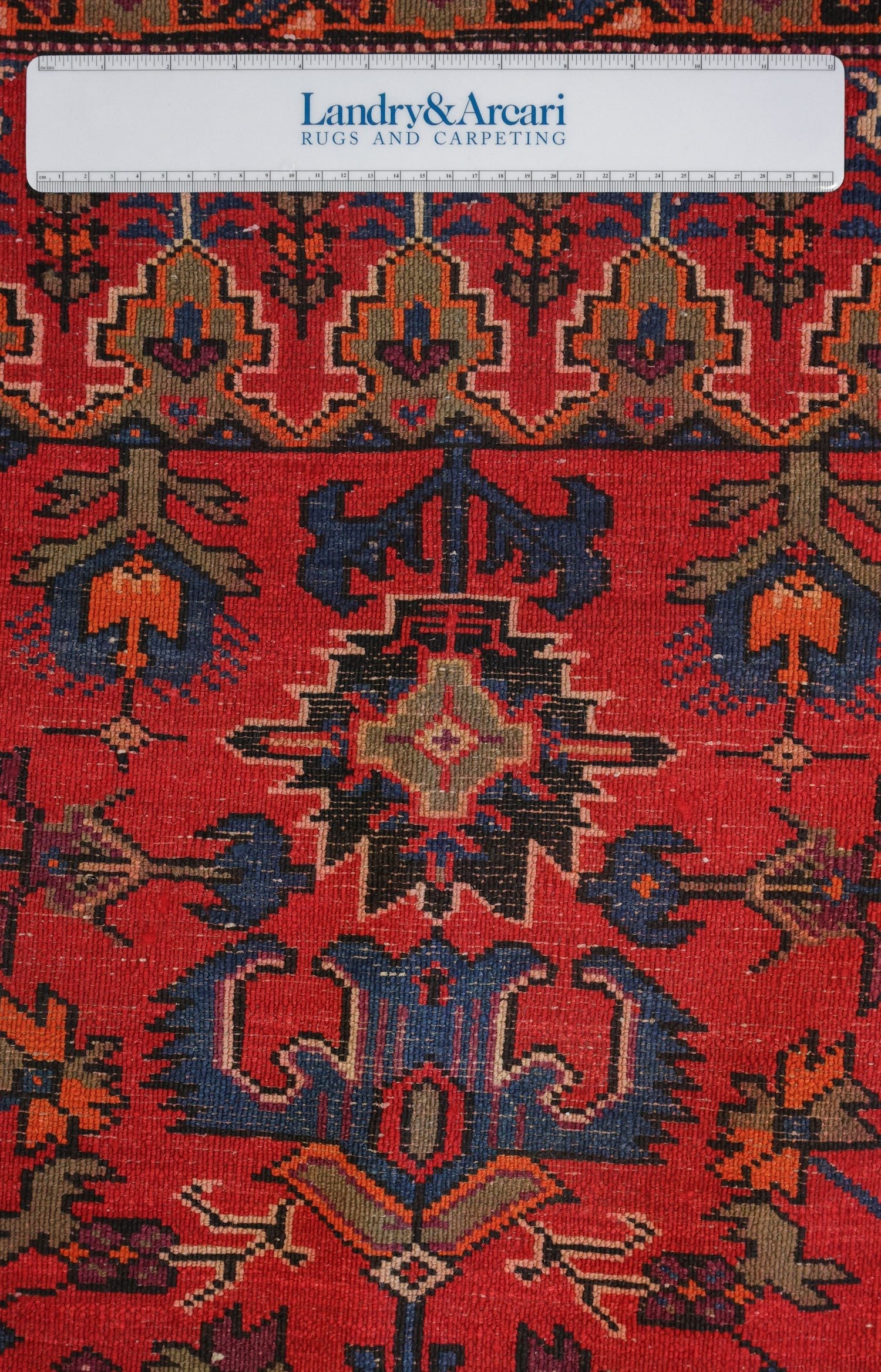 Vintage Baku Handwoven Tribal Rug, J75085