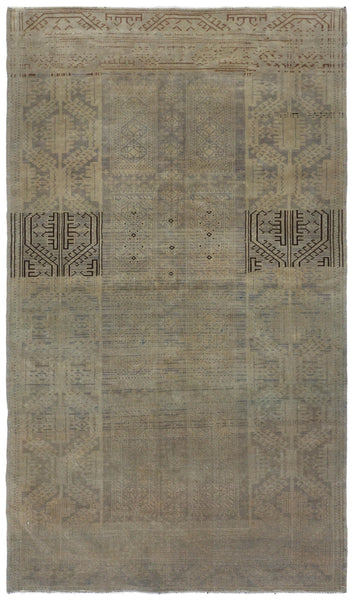 Vintage Baluchi Handwoven Tribal Rug