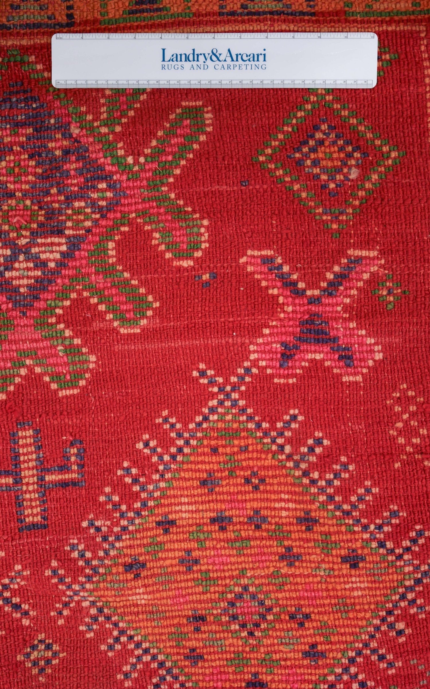 Vintage Berber Handwoven Tribal Rug, J74103