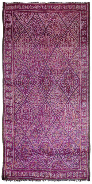 Vintage Berber Handwoven Tribal Rug