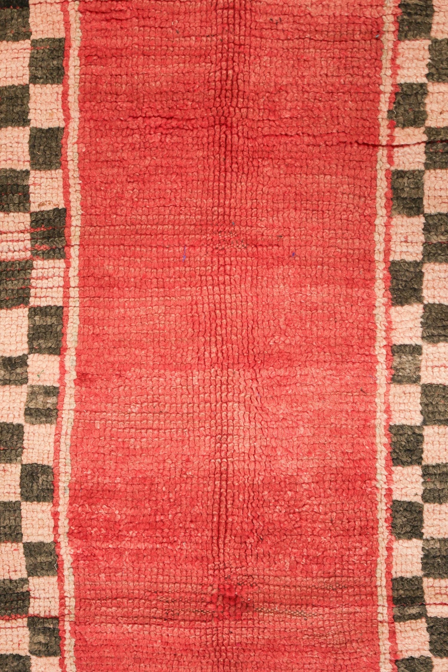 Vintage Berber Handwoven Tribal Rug, J74112