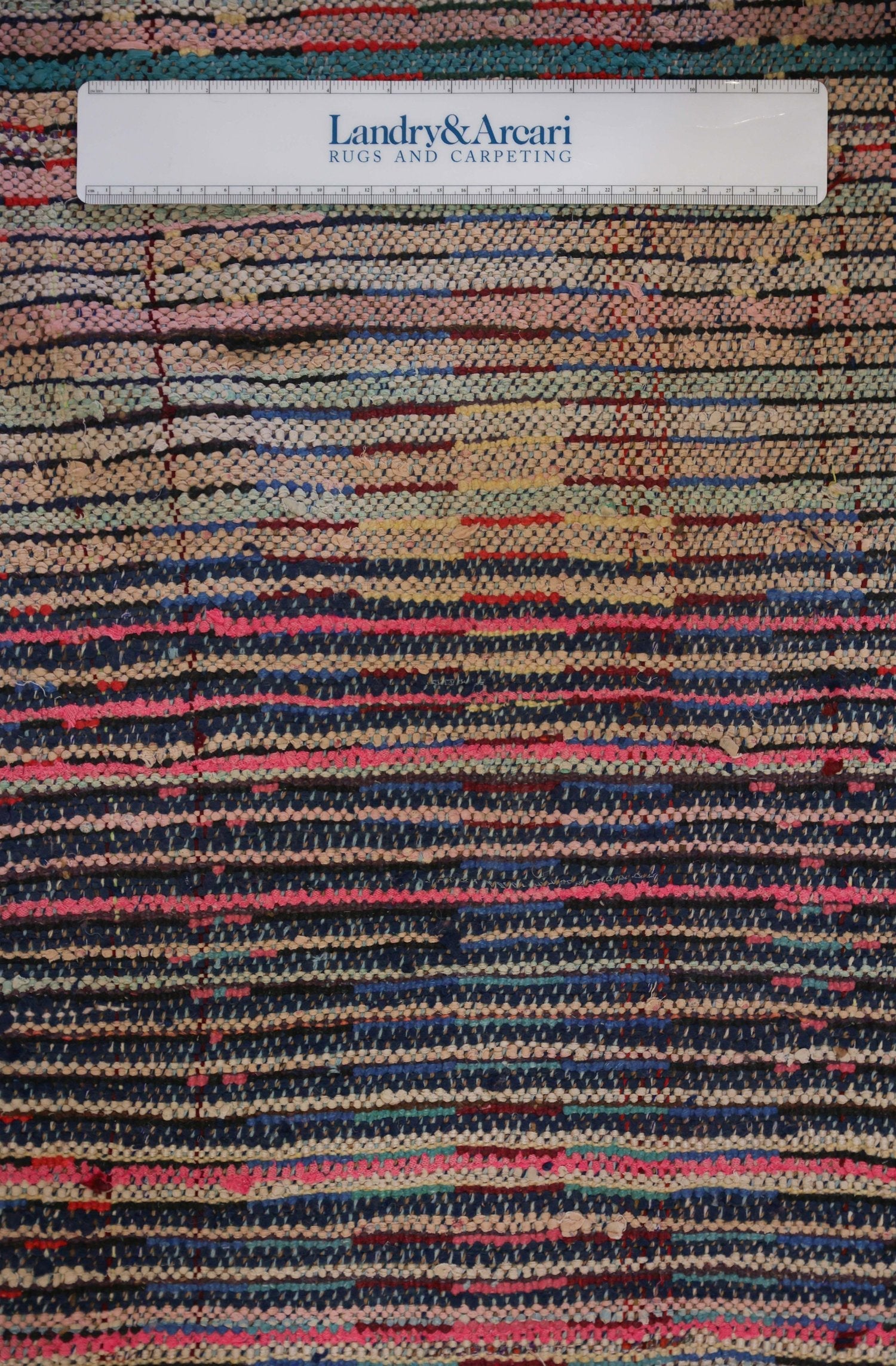 Vintage Berber Handwoven Tribal Rug, J74122