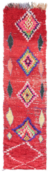 Vintage Berber Handwoven Tribal Rug