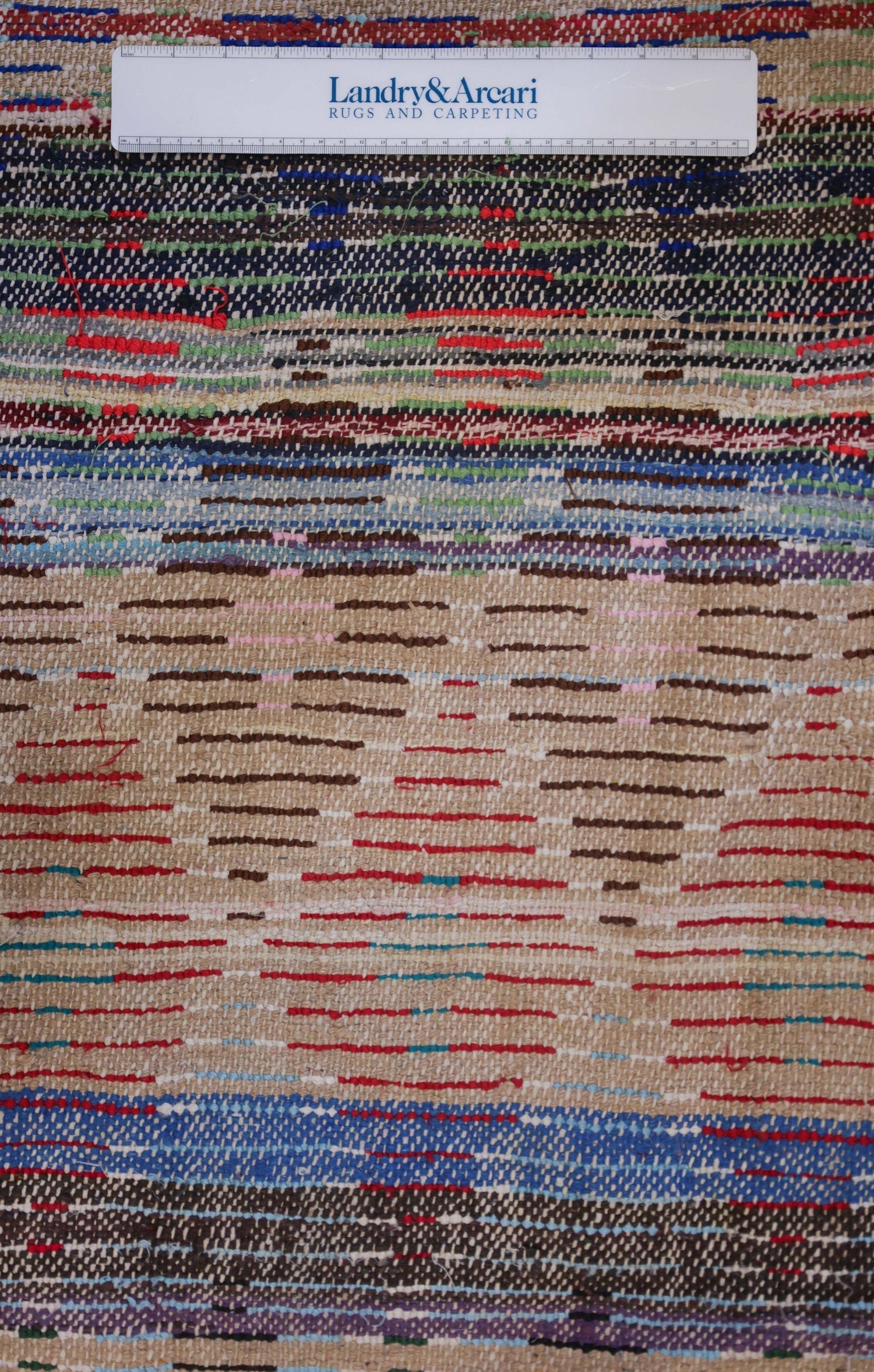 Vintage Berber Handwoven Tribal Rug, J74125