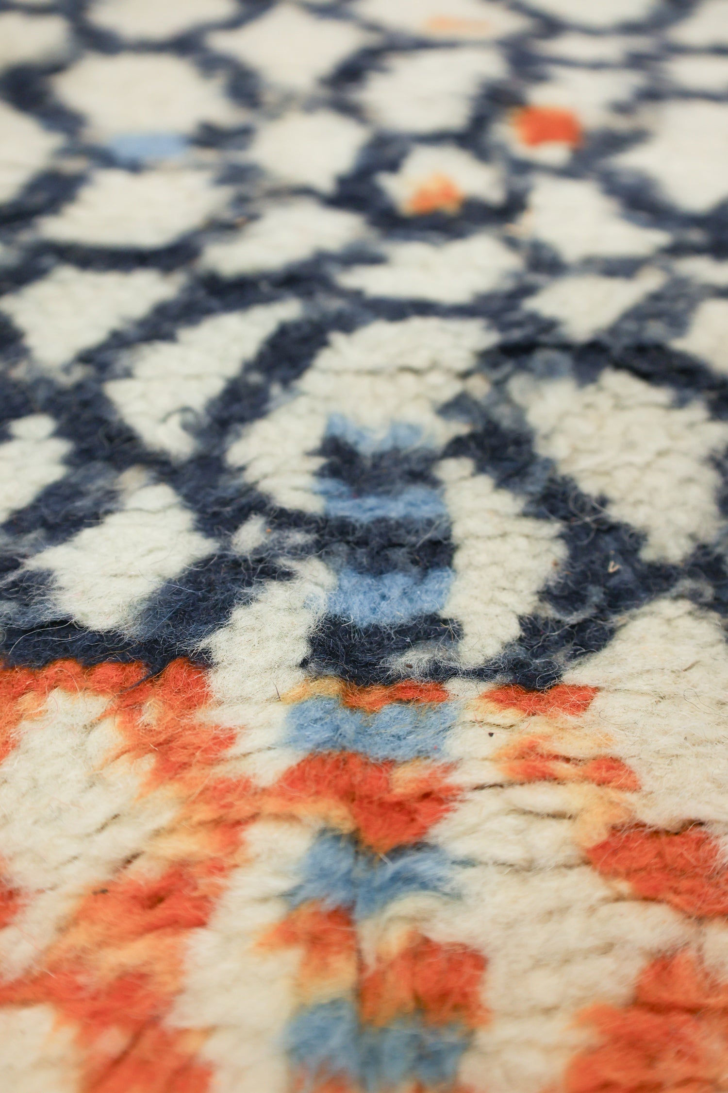 Berber Handwoven Tribal Rug, J62409