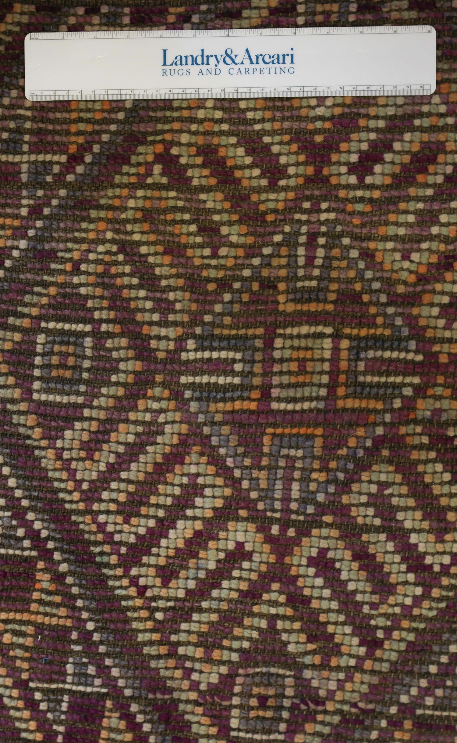 Vintage Berber Handwoven Tribal Rug, J74094