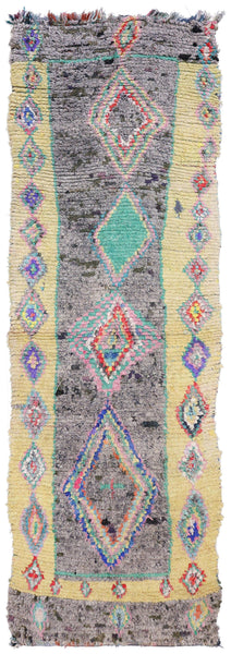 Vintage Berber Handwoven Tribal Rug