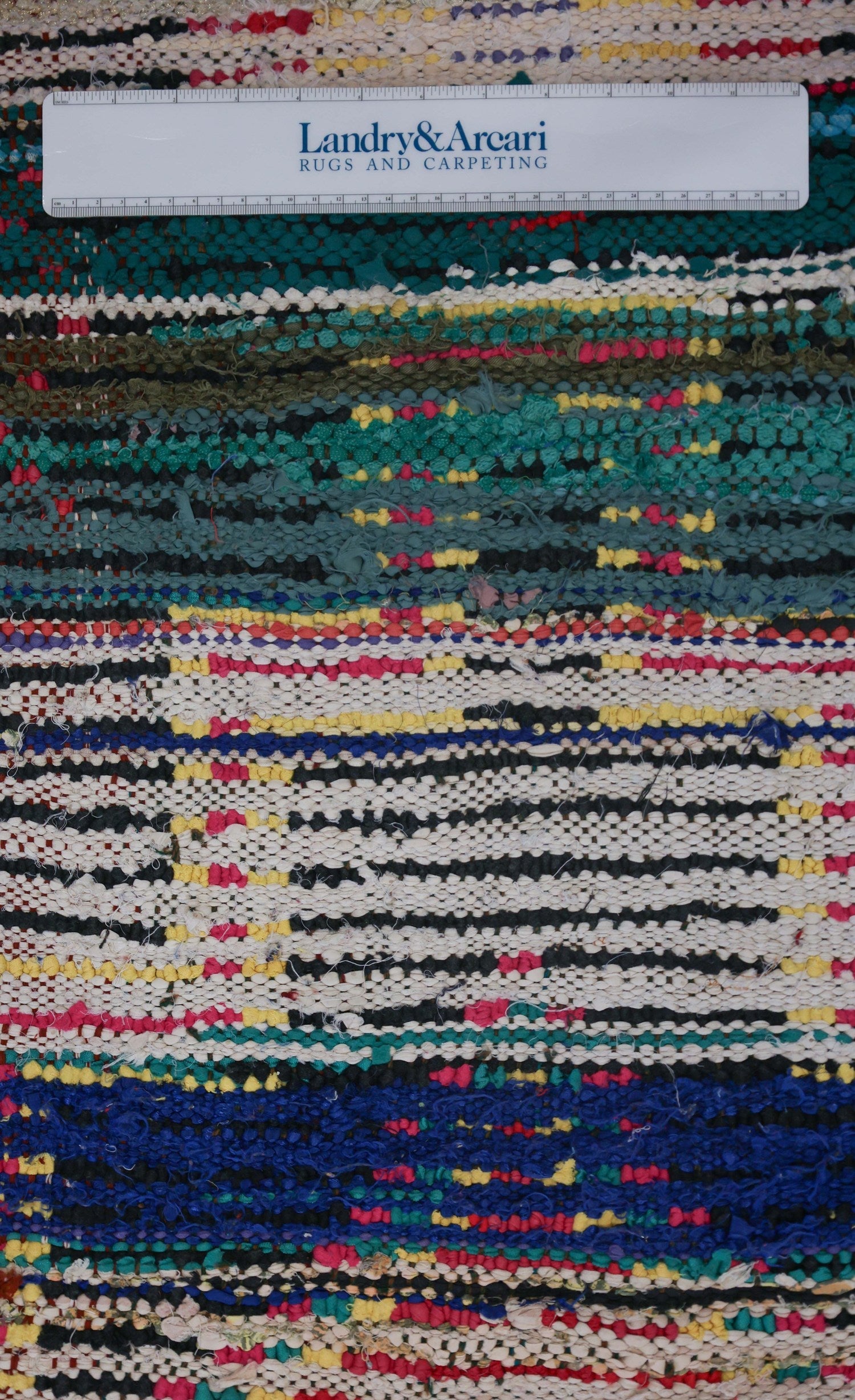 Vintage Berber Handwoven Tribal Rug, j74162