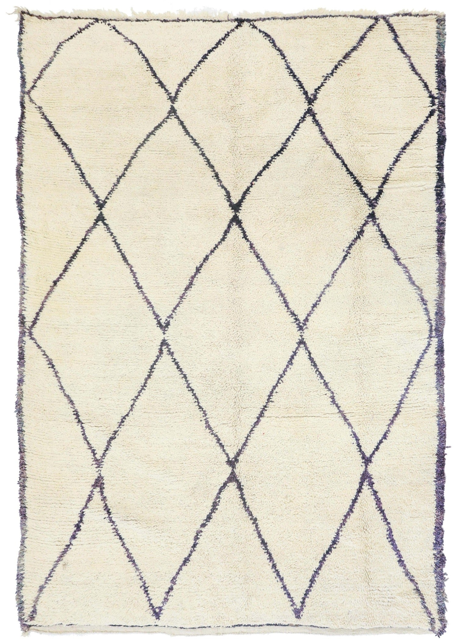 Vintage Berber Handwoven Tribal Rug