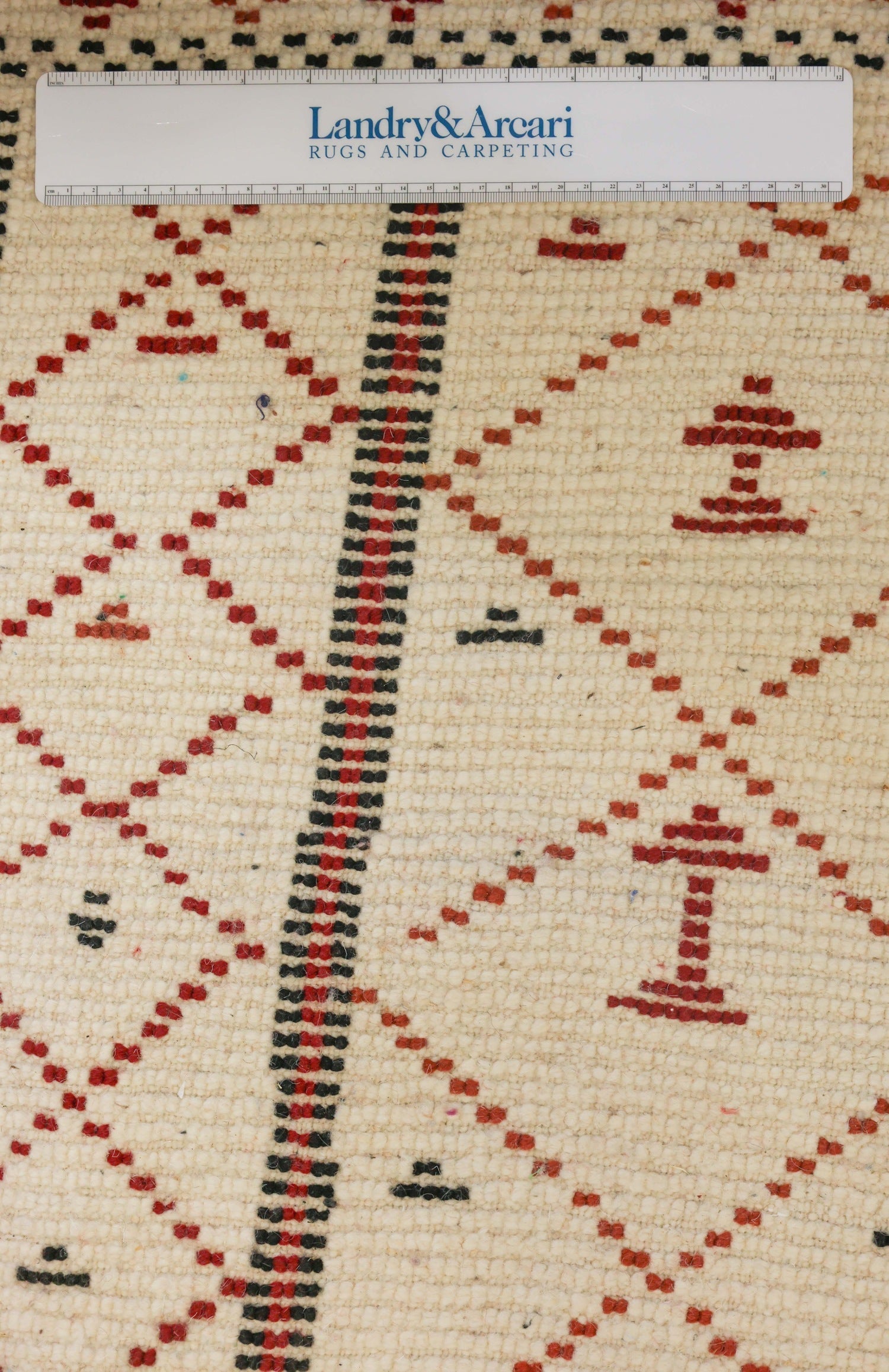 Vintage Berber Handwoven Tribal Rug, j74166