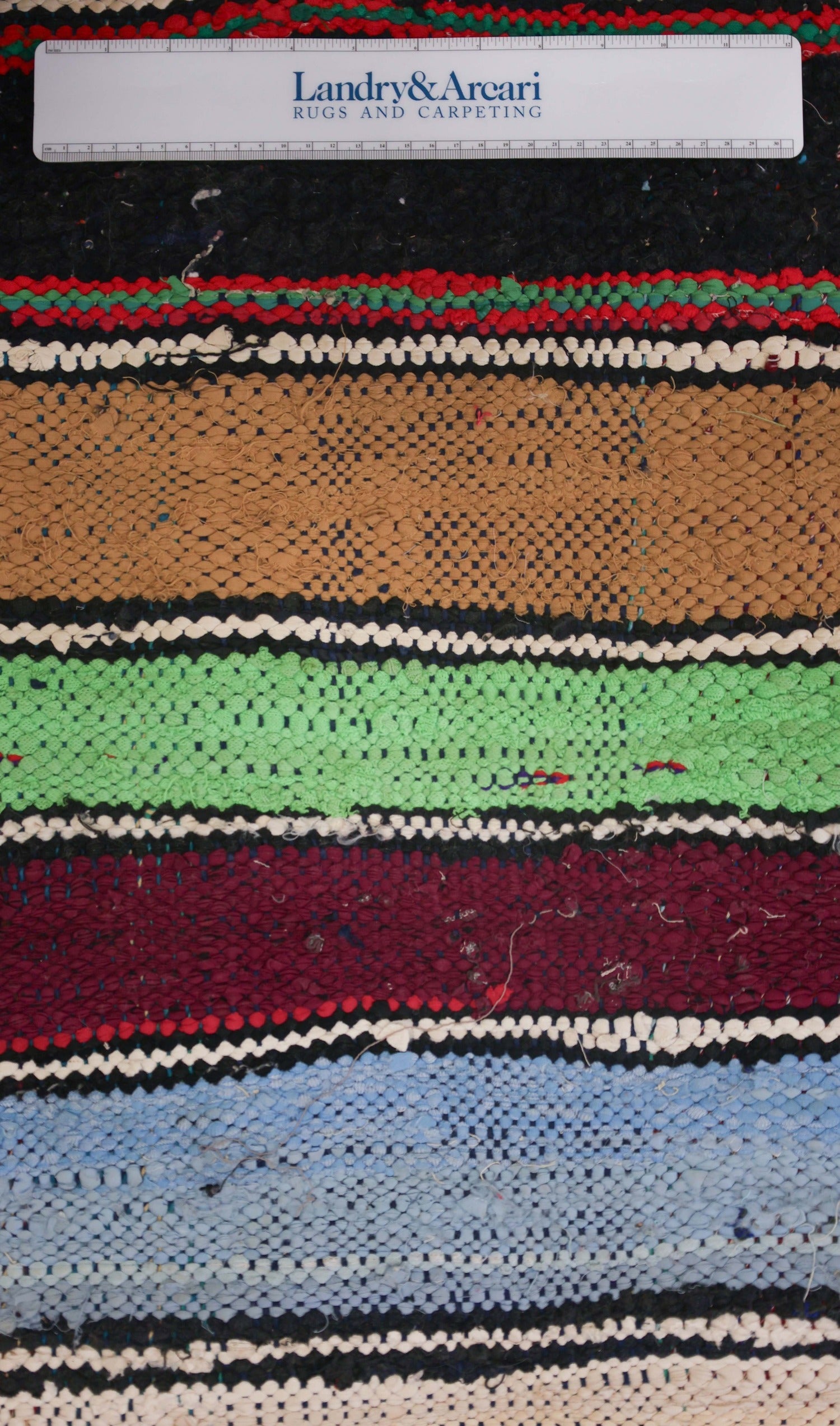 Vintage Berber Handwoven Tribal Rug, J74248