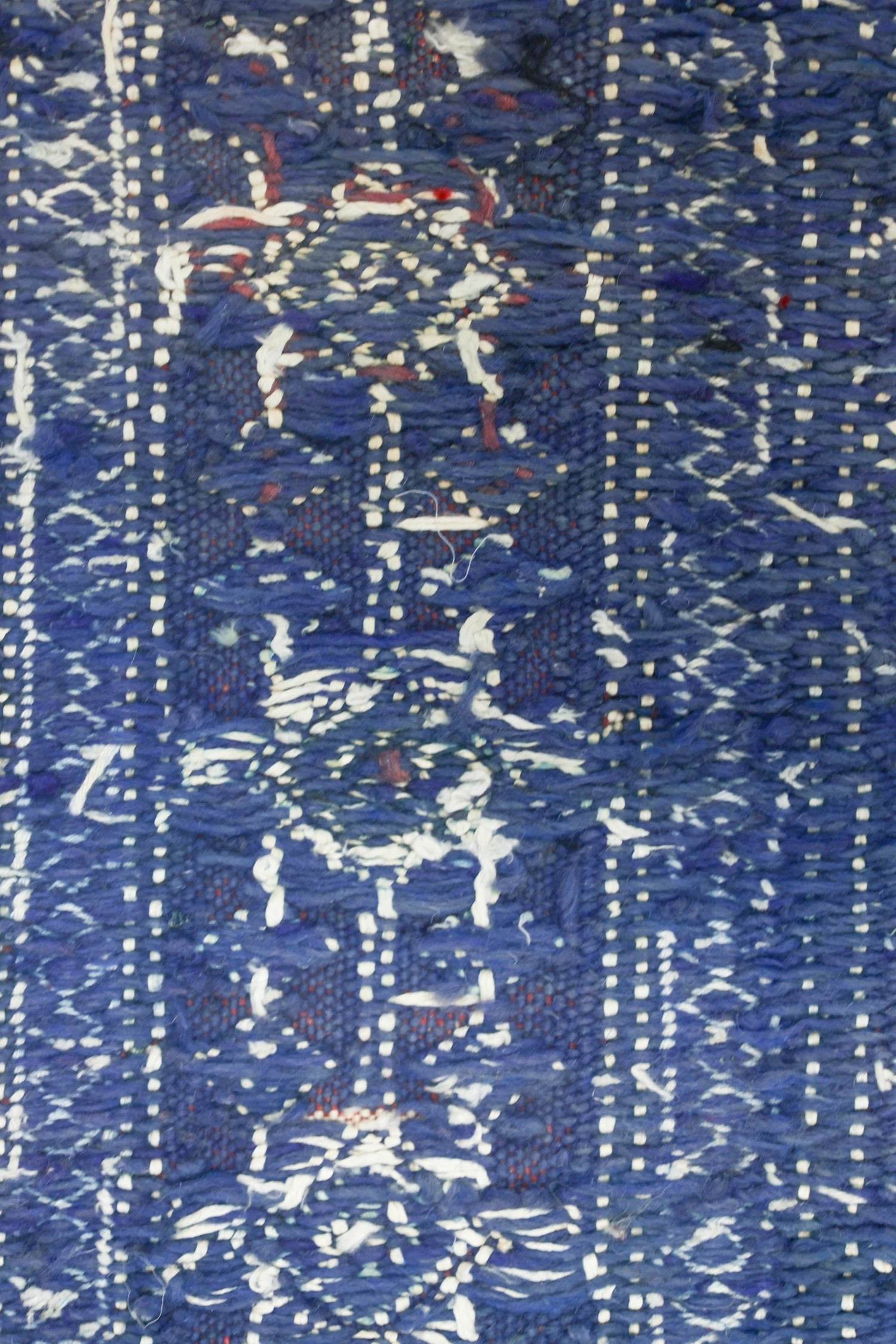 Vintage Berber Handwoven Tribal Rug, J74255