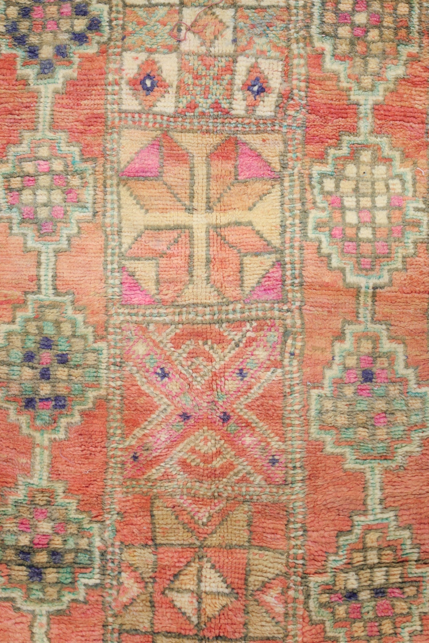 Berber Handwoven Tribal Rug, J74275