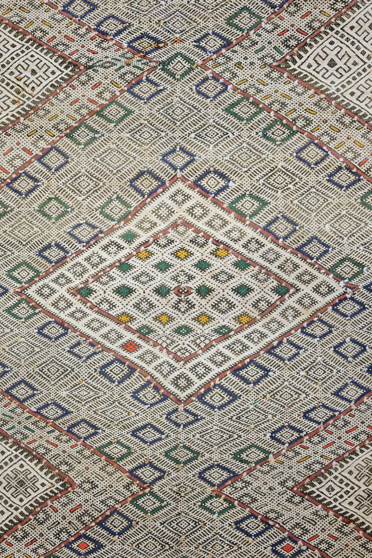 Berber Handwoven Tribal Rug, J74299