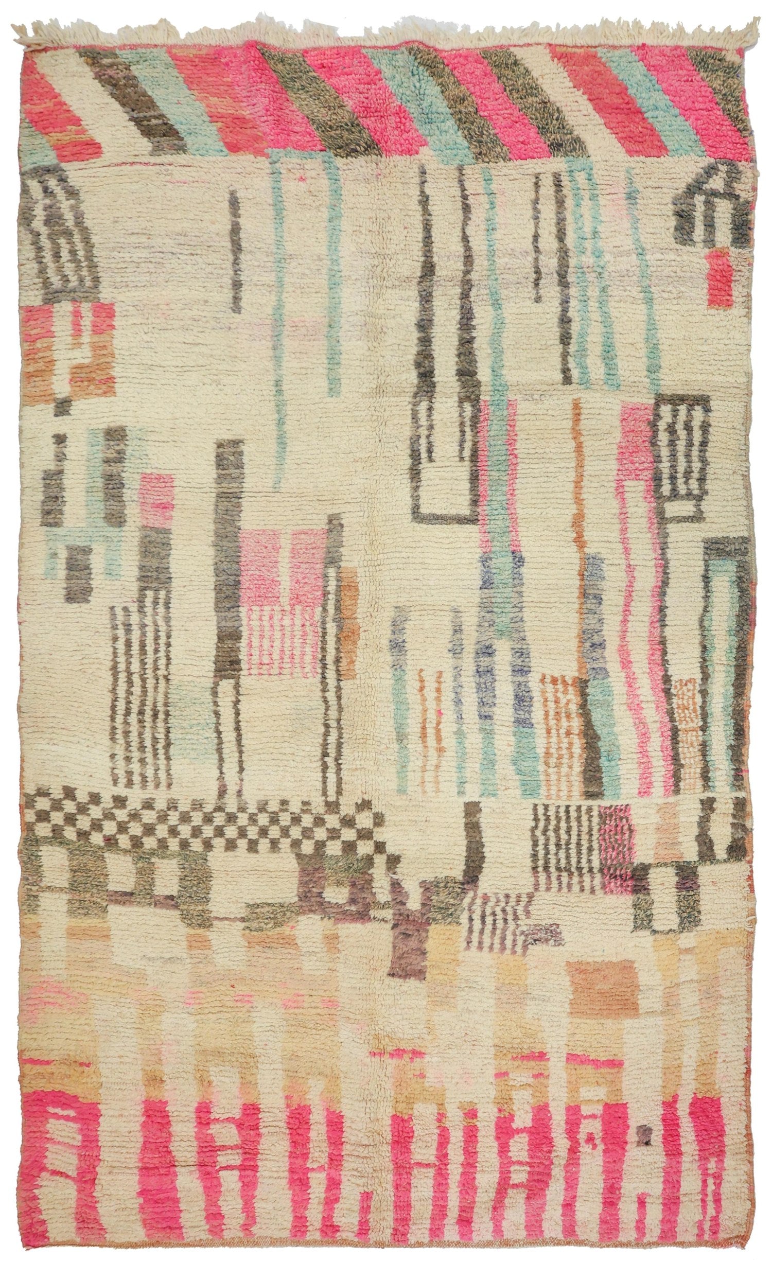 Berber Handwoven Tribal Rug