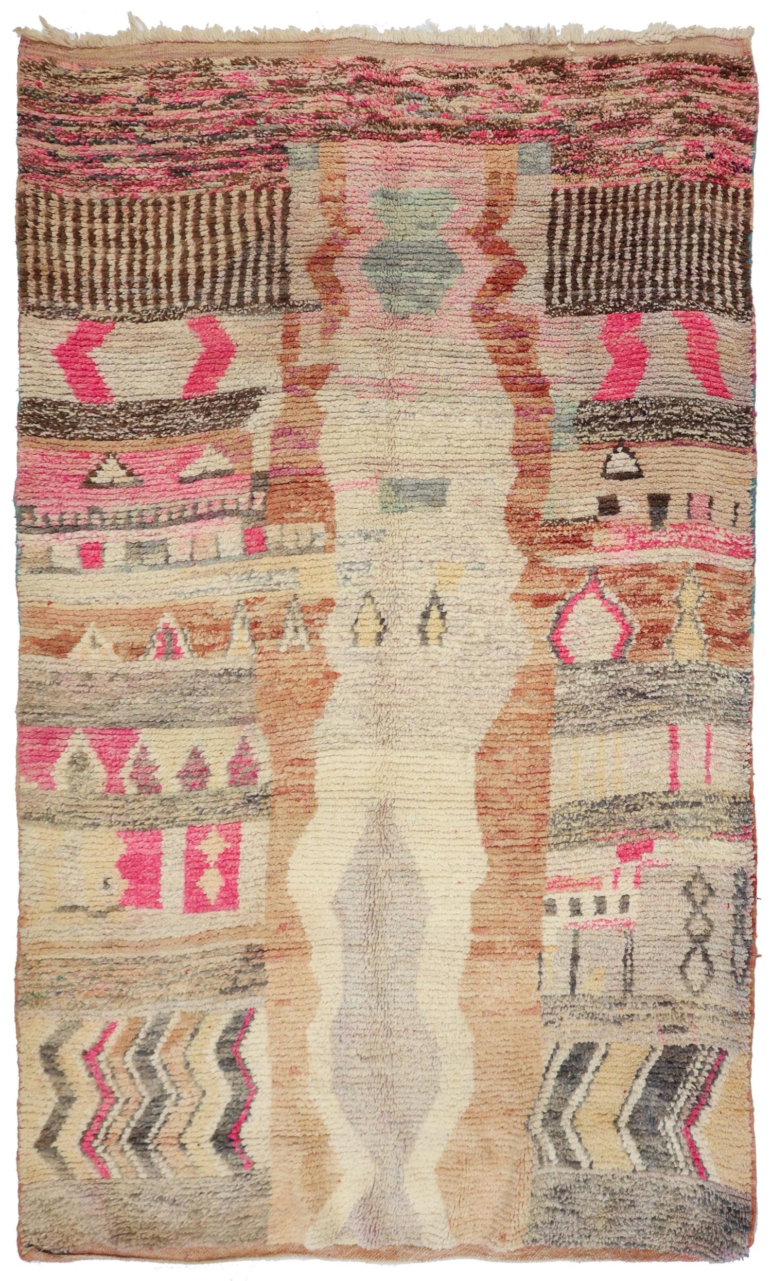 Berber Handwoven Tribal Rug