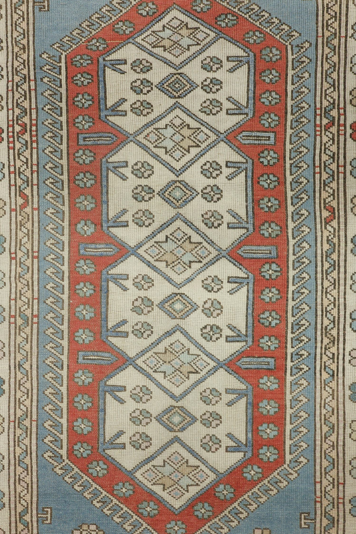 Vintage Bergama Handwoven Tribal Rug, J70962