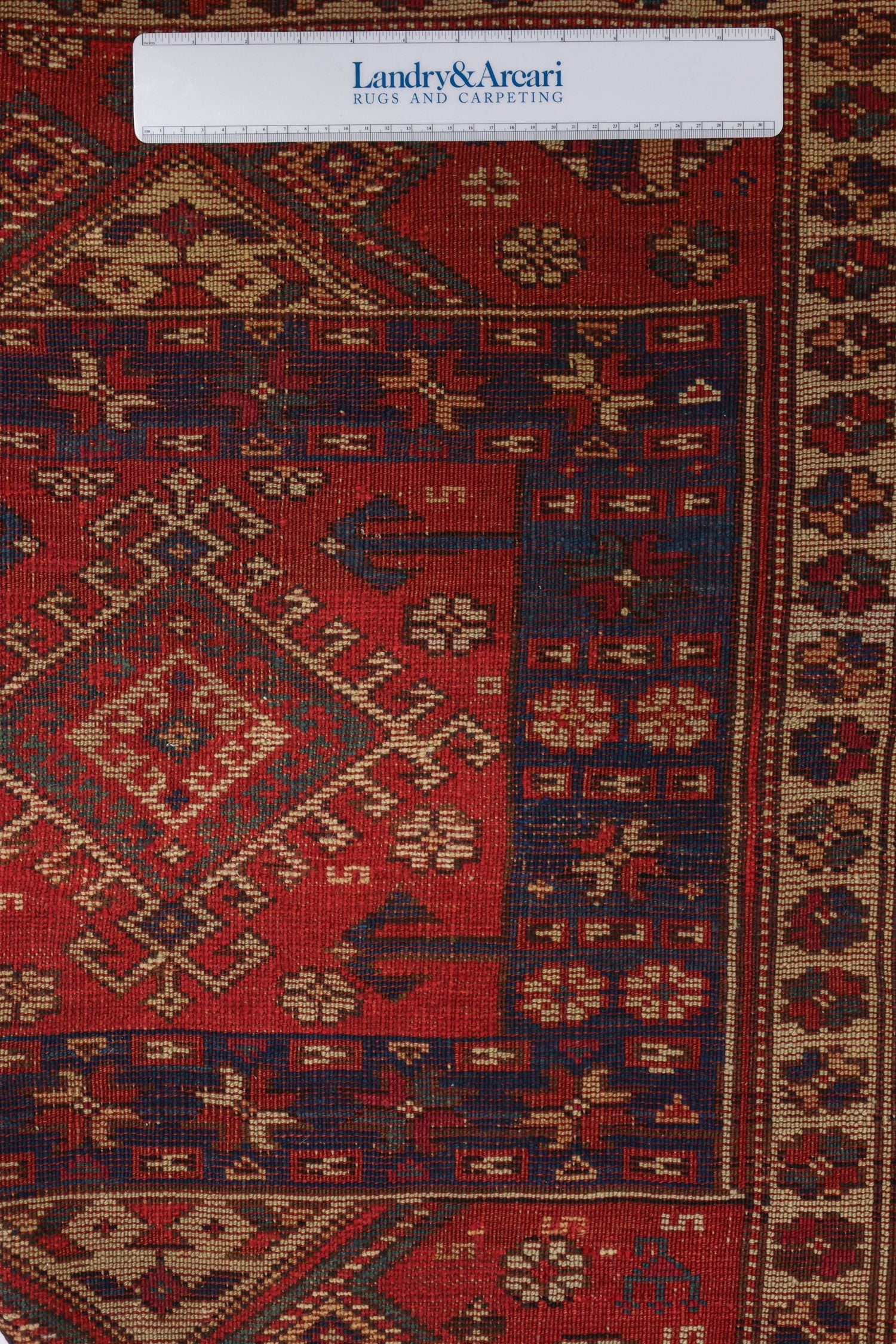 Antique Bergama Handwoven Tribal Rug, J73979