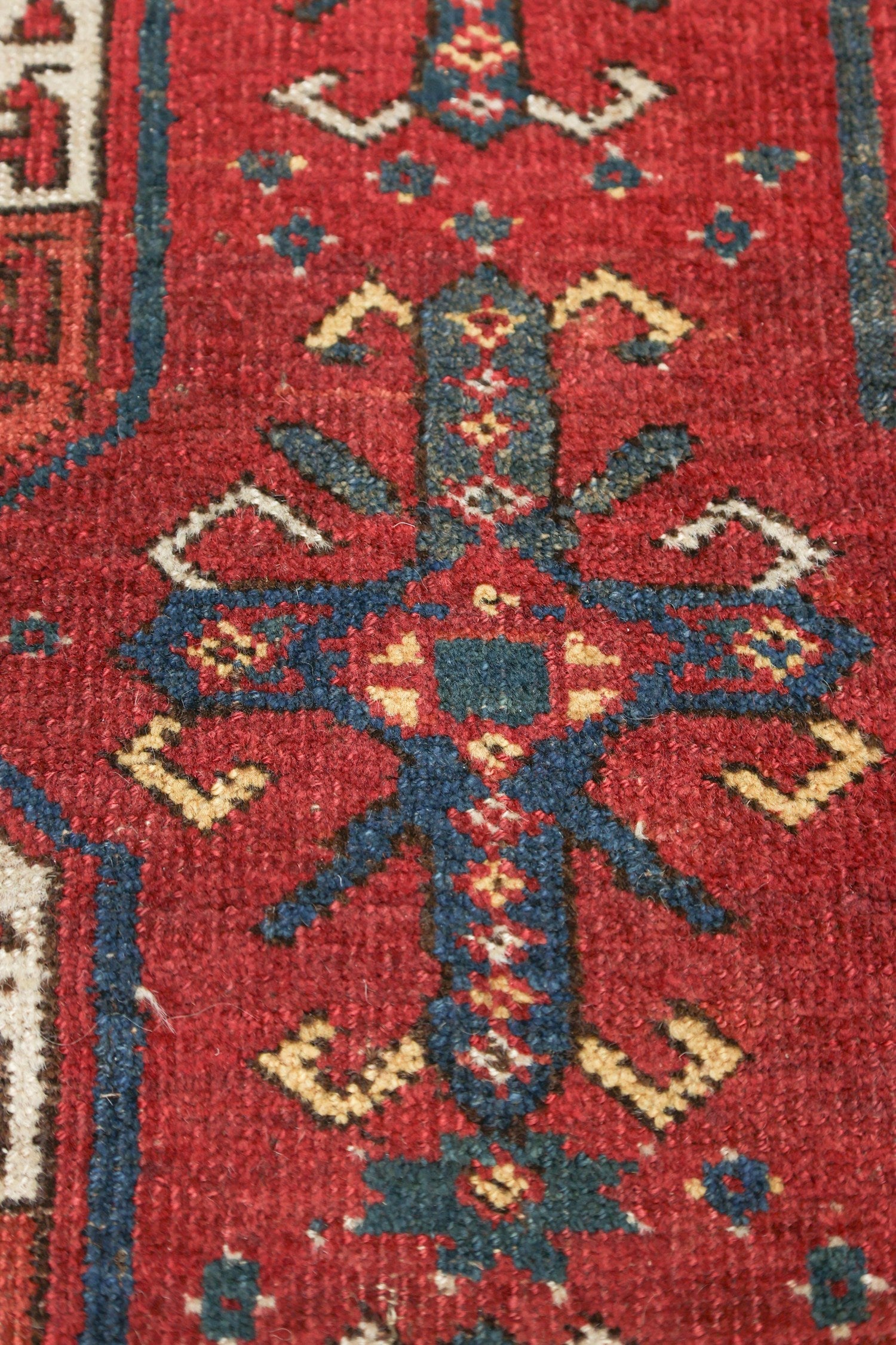 Antique Beshir Handwoven Tribal Rug, J76478