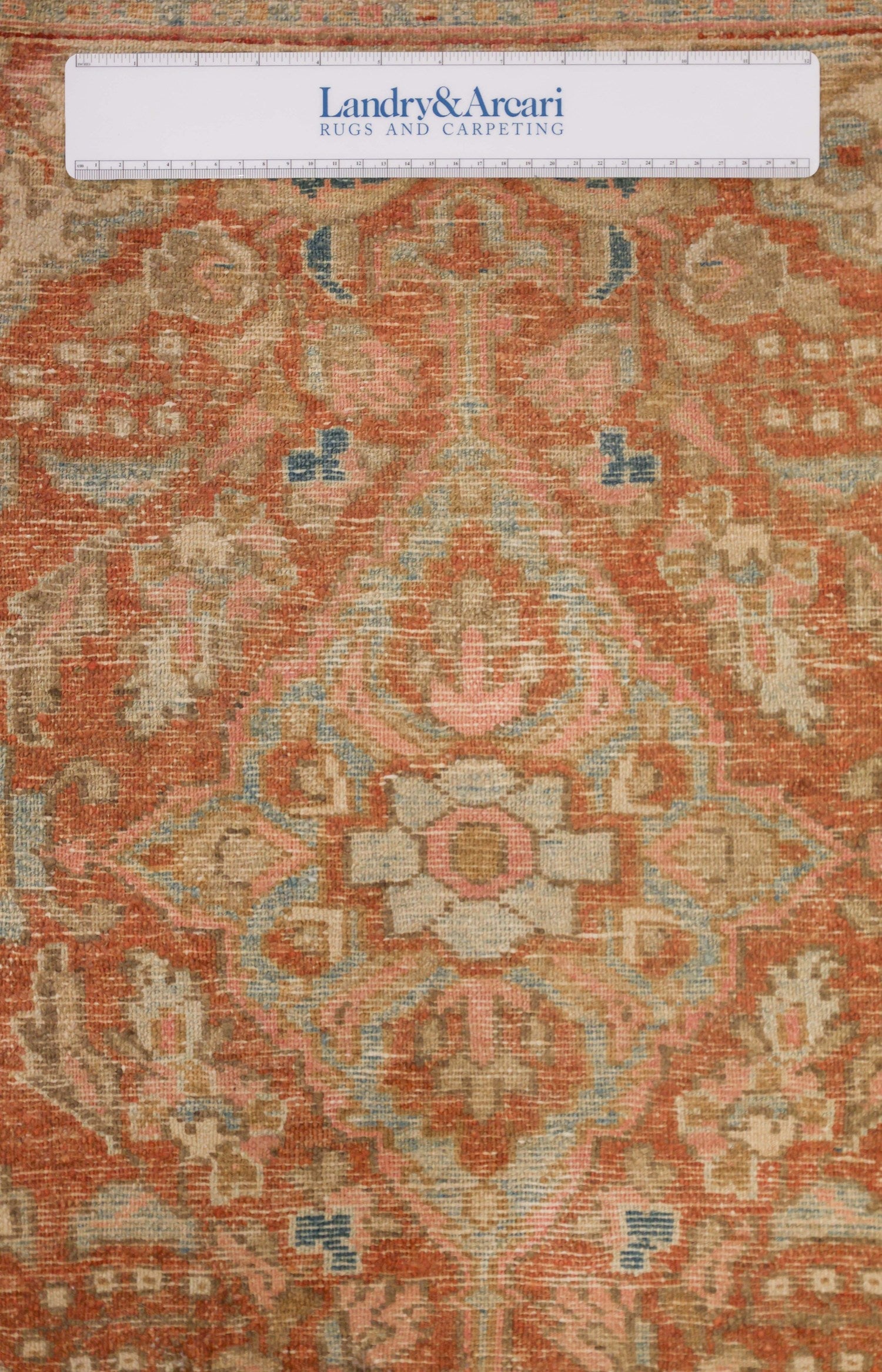 Vintage Bibikabad Handwoven Tribal Rug, J73407