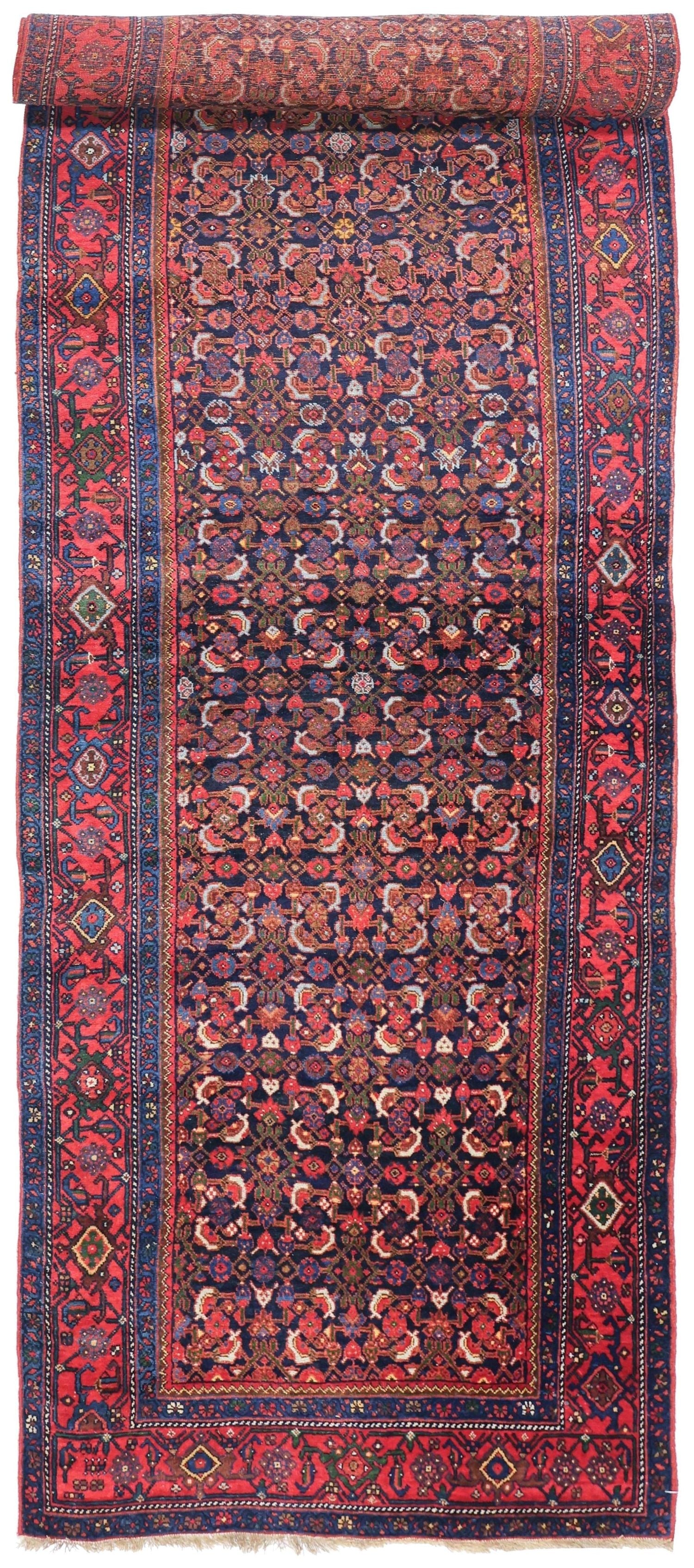 Antique Bijar Handwoven Tribal Rug