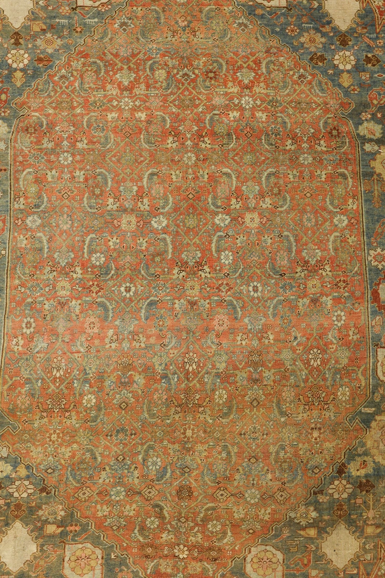 Vintage Bijar Handwoven Tribal Rug, J70685